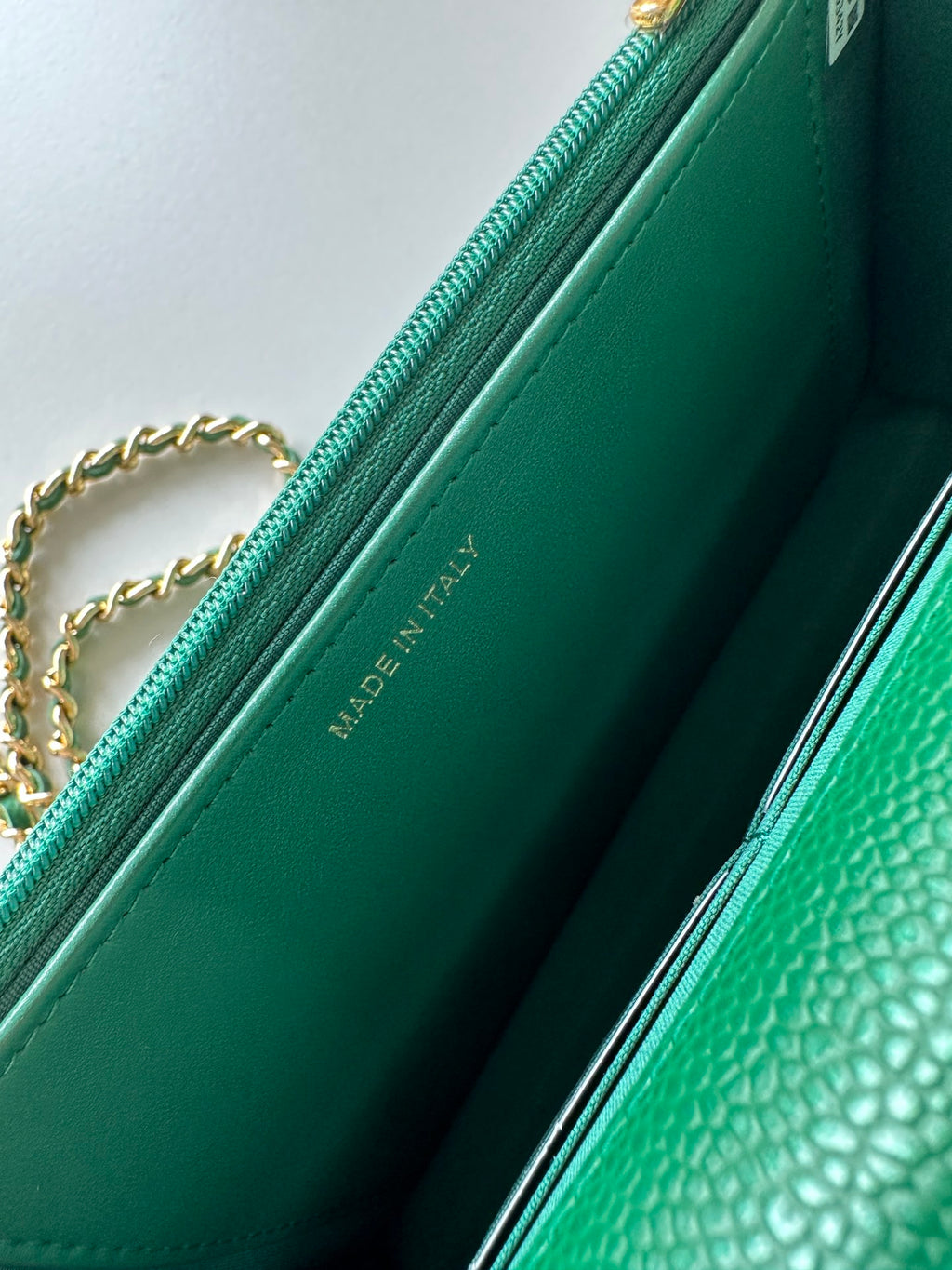 Quilted Classic Wallet on Chain