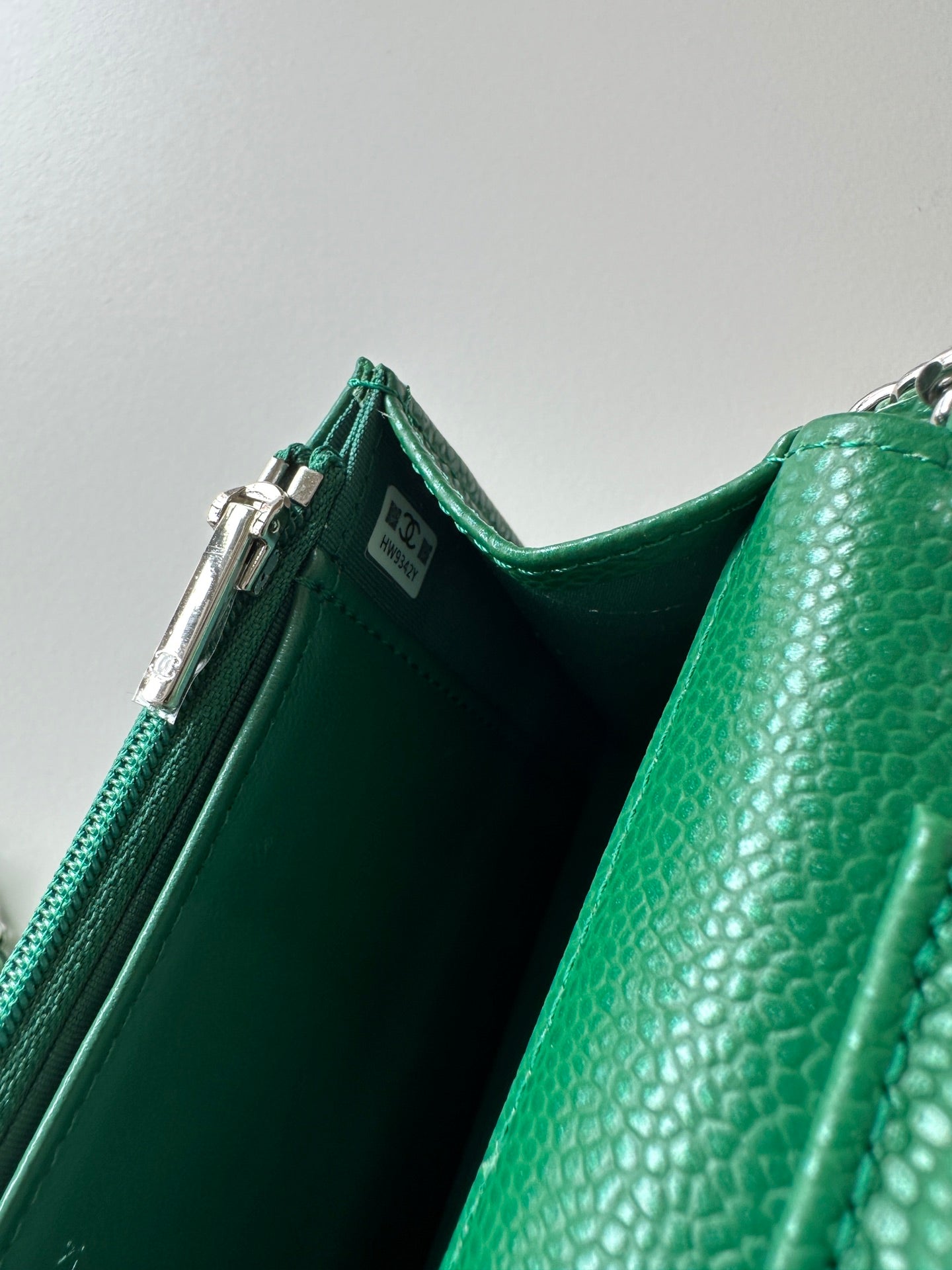 Quilted Classic Wallet on Chain