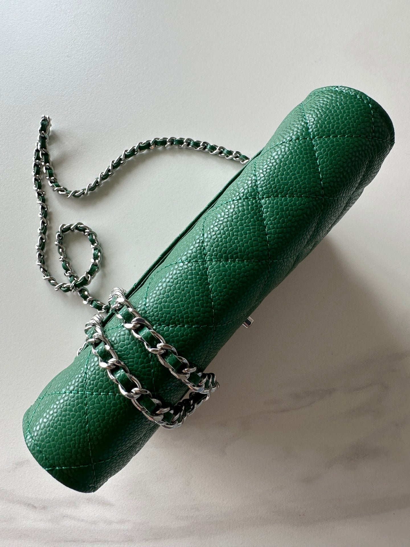 Quilted Classic Wallet on Chain