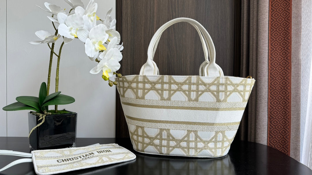 Book Tote Basket Bag