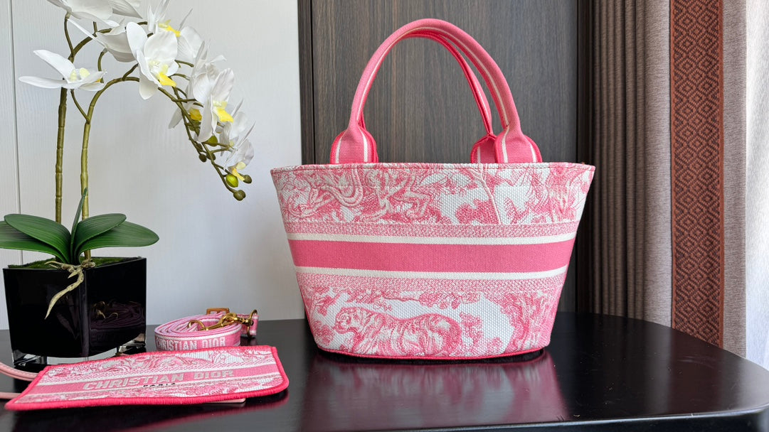 Book Tote Basket Bag