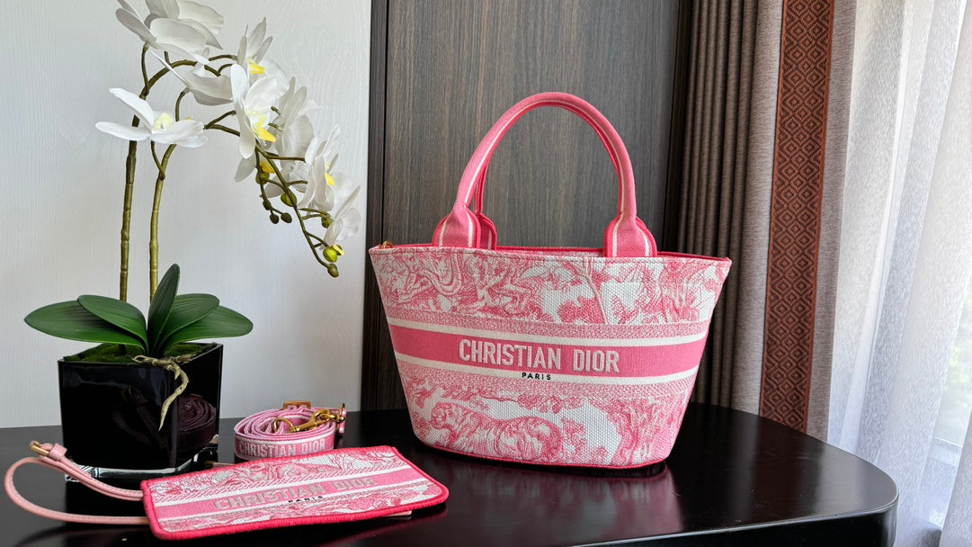 Book Tote Basket Bag