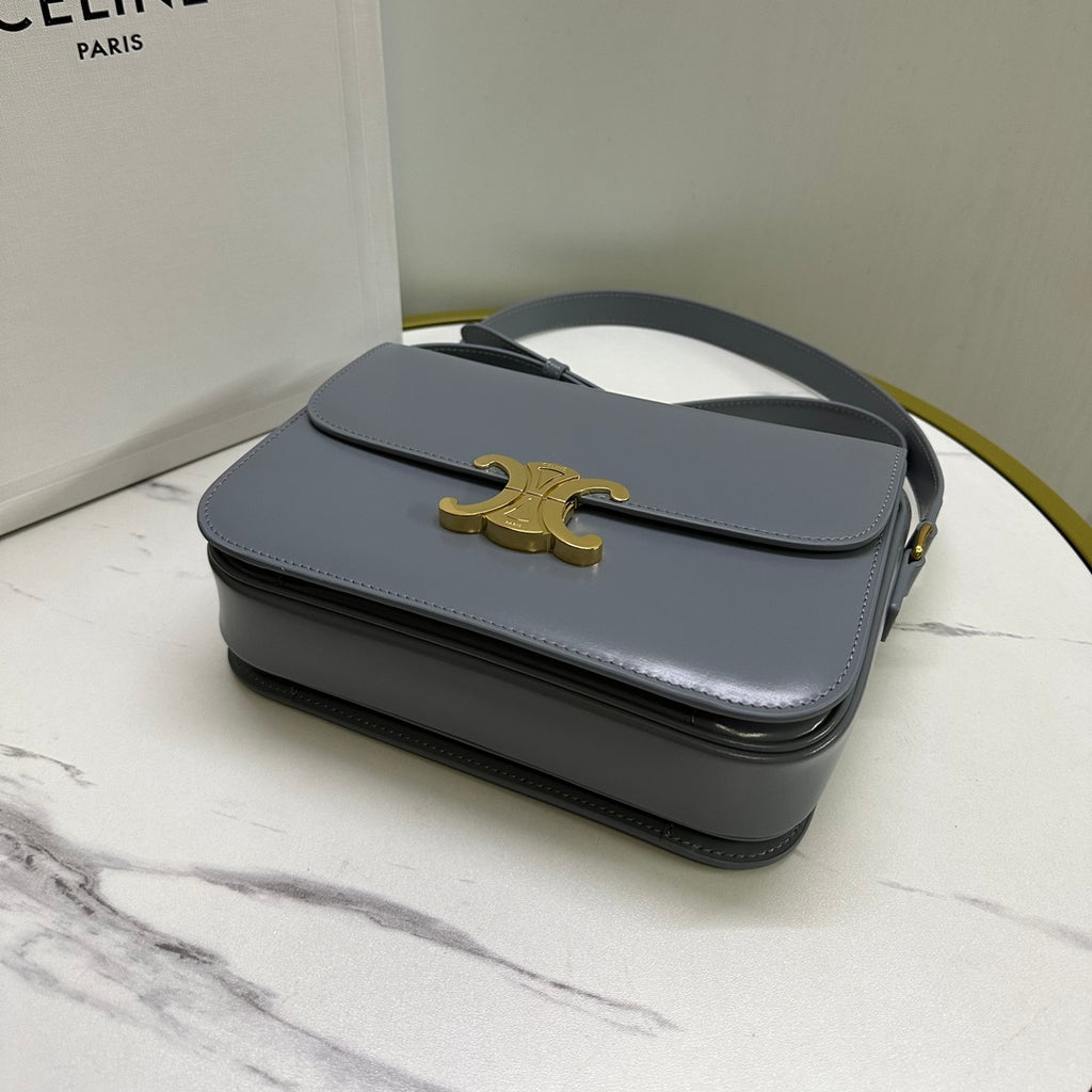 Triomphe Calfskin Shoulder Bag