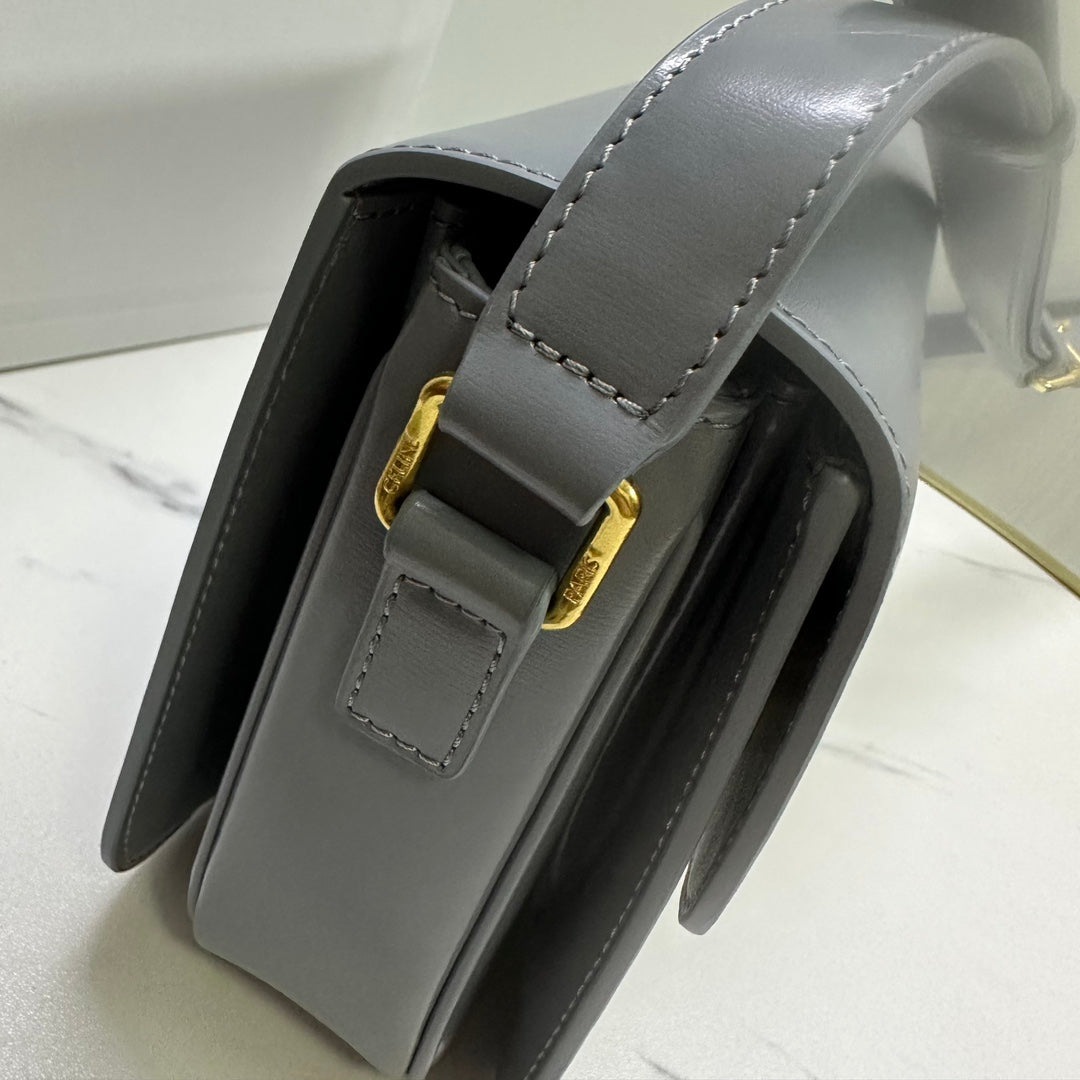 Triomphe Calfskin Shoulder Bag