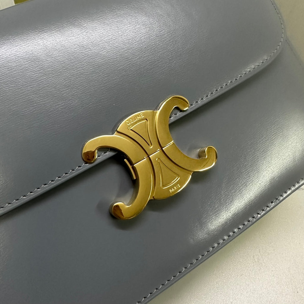 Triomphe Calfskin Shoulder Bag