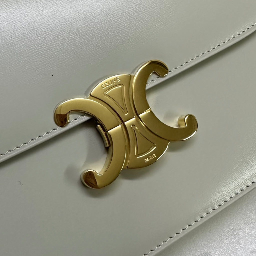 Triomphe Calfskin Shoulder Bag