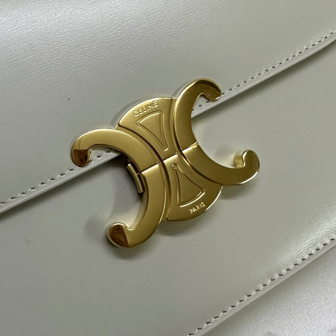 Triomphe Calfskin Shoulder Bag