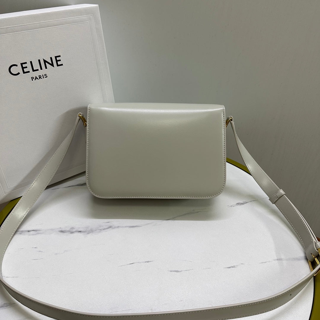 Triomphe Calfskin Shoulder Bag