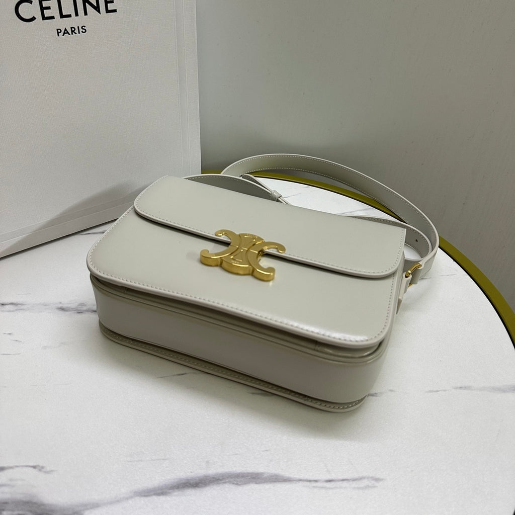 Triomphe Calfskin Shoulder Bag