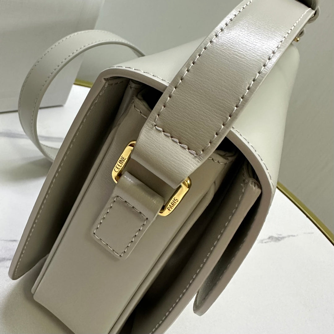 Triomphe Calfskin Shoulder Bag