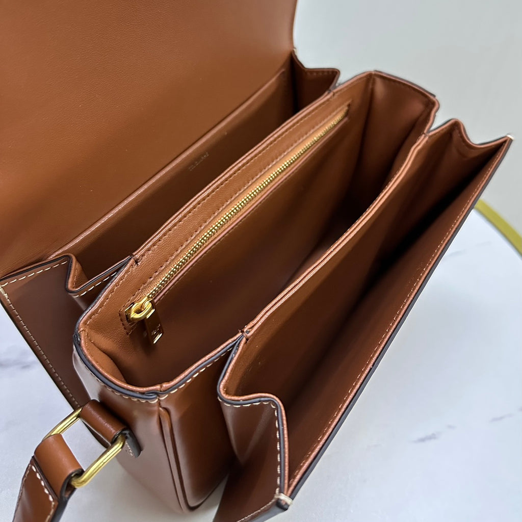 Triomphe Calfskin Shoulder Bag