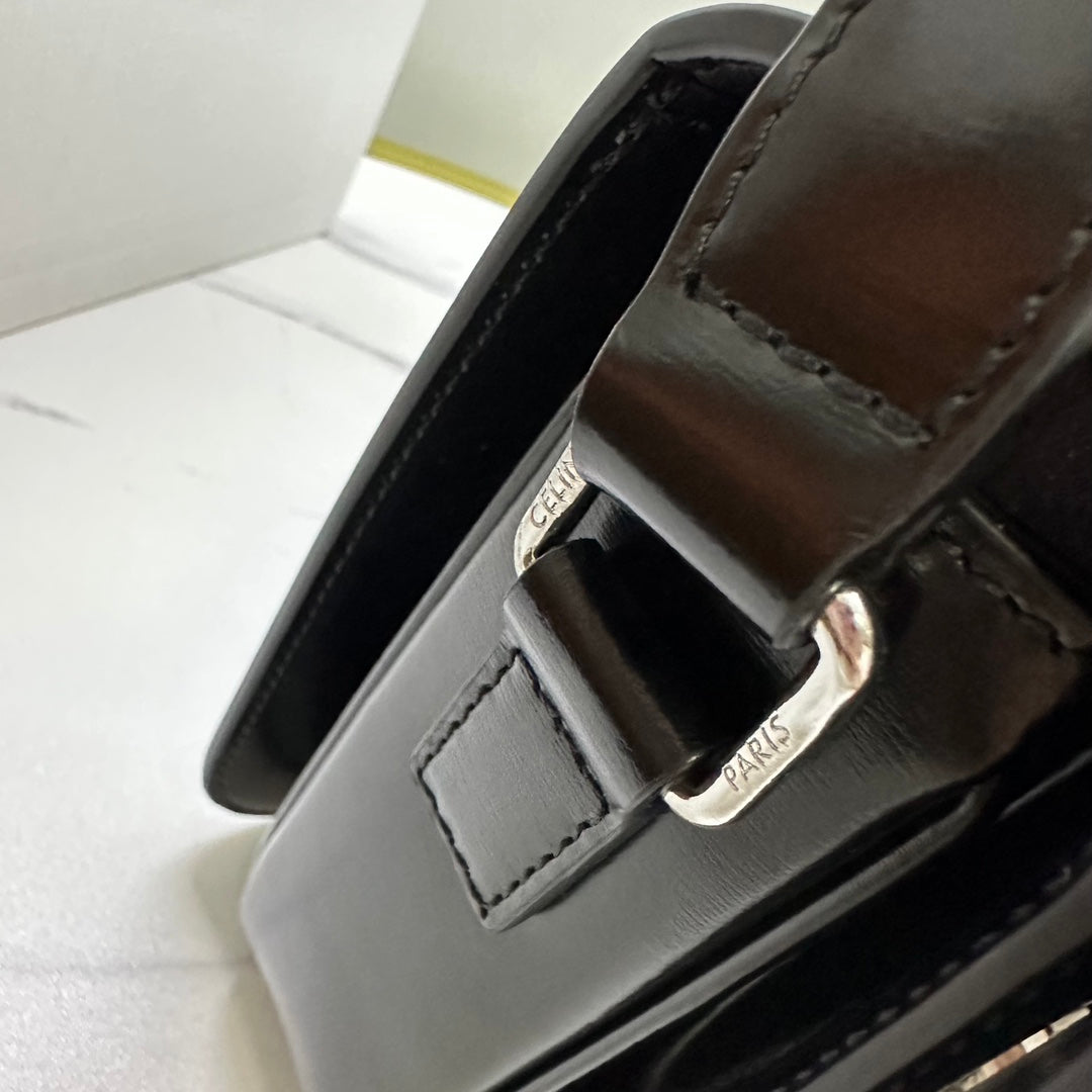 Triomphe Calfskin Shoulder Bag