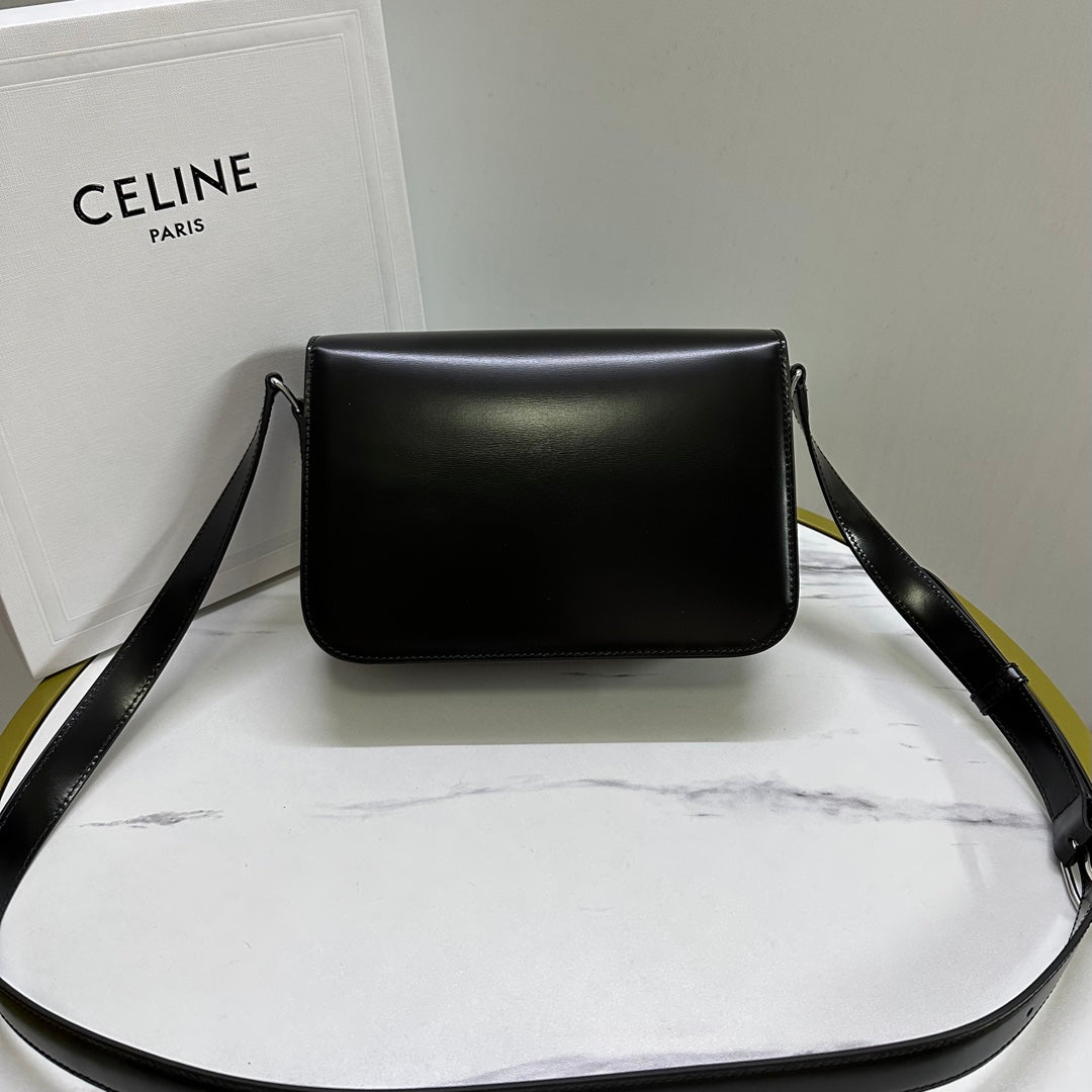 Triomphe Calfskin Shoulder Bag