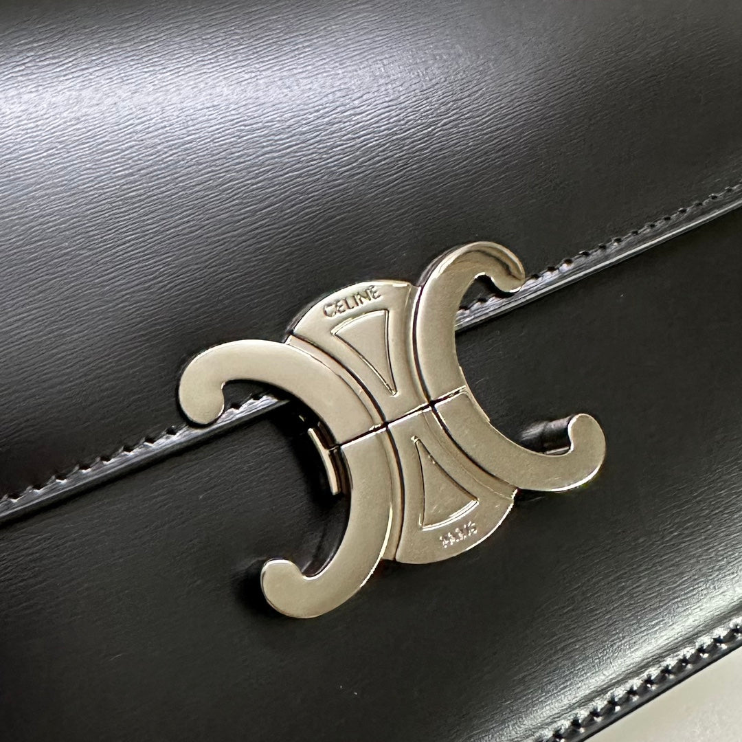 Triomphe Calfskin Shoulder Bag