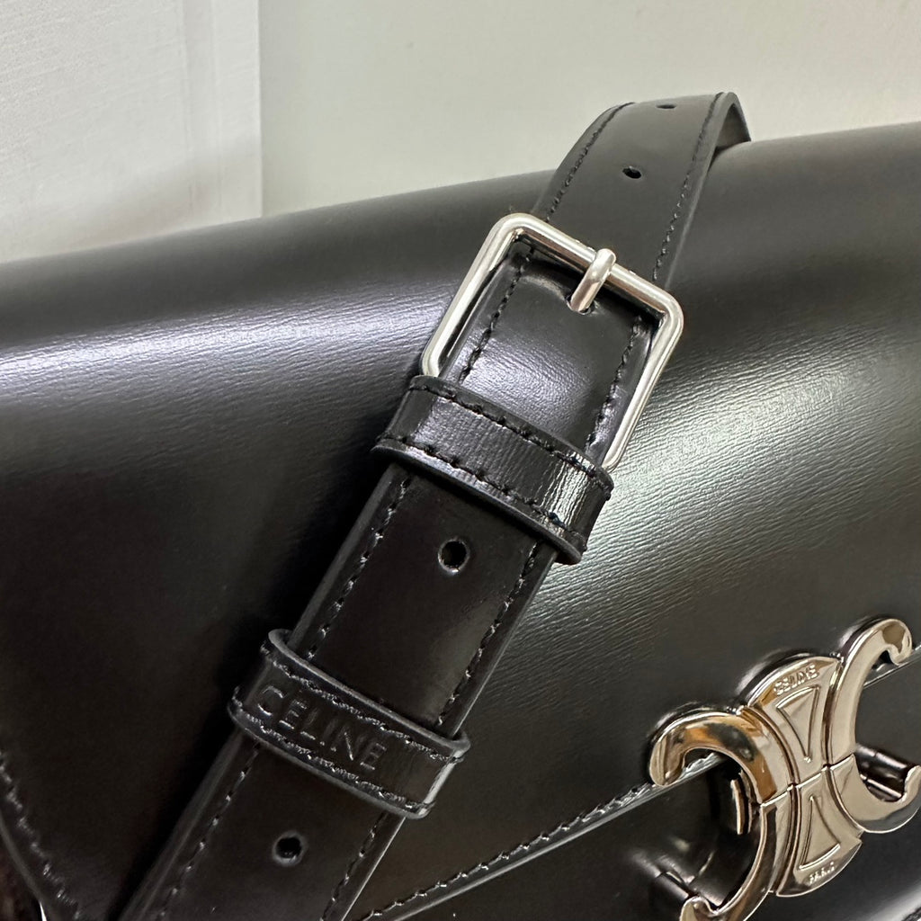 Triomphe Calfskin Shoulder Bag