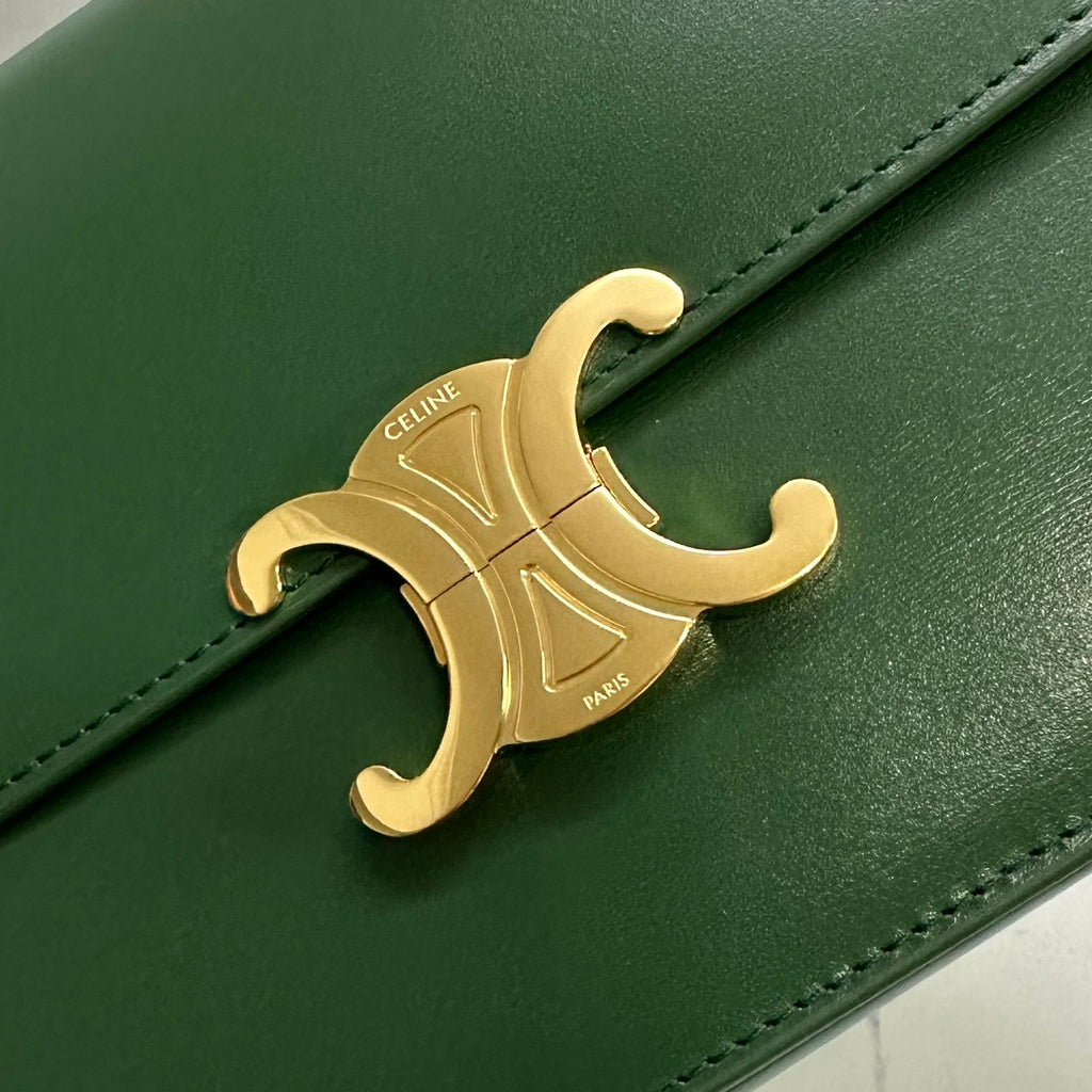 Triomphe Calfskin Shoulder Bag