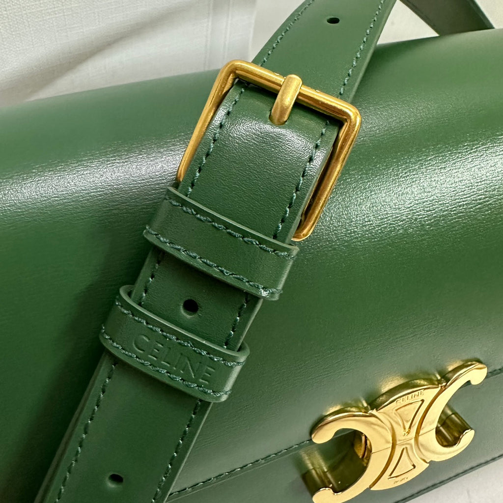 Triomphe Calfskin Shoulder Bag