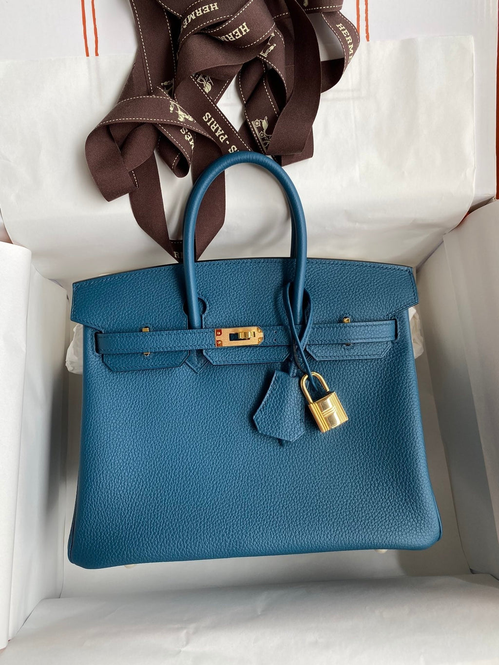 Birkin 25cm Togo Leather Handbag