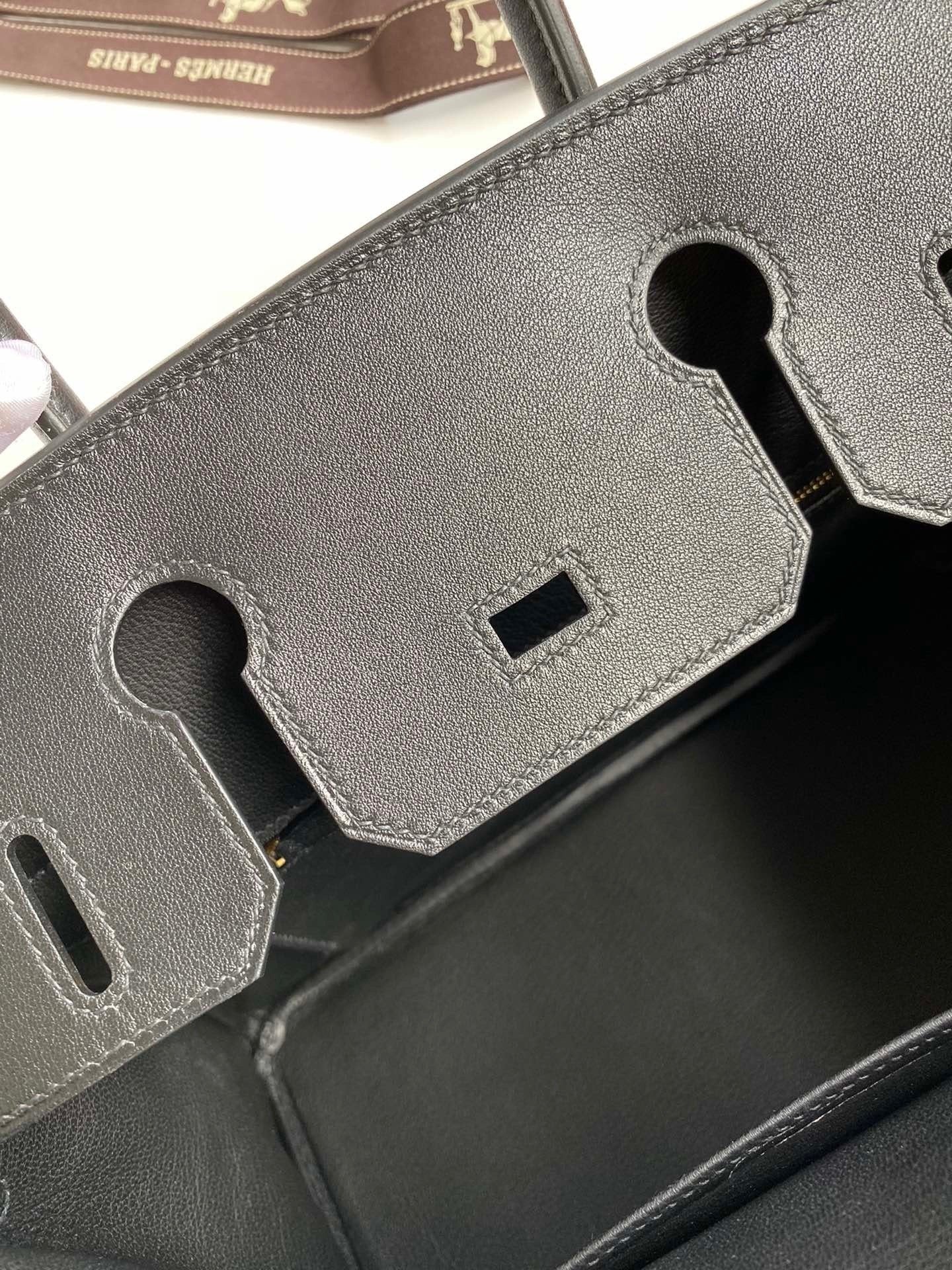 Birkin 25cm Swift Calfskin Leather Handbag