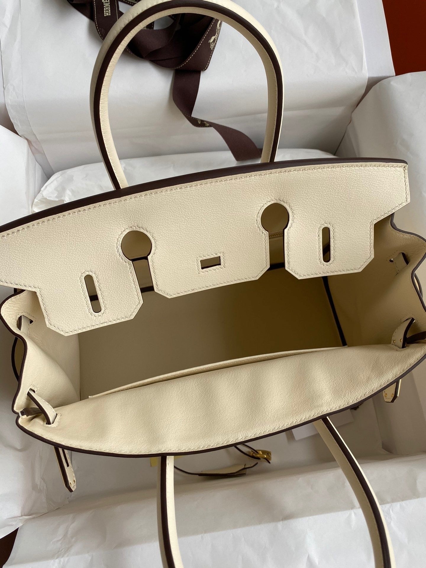 Birkin 25cm Swift Calfskin Leather Handbag