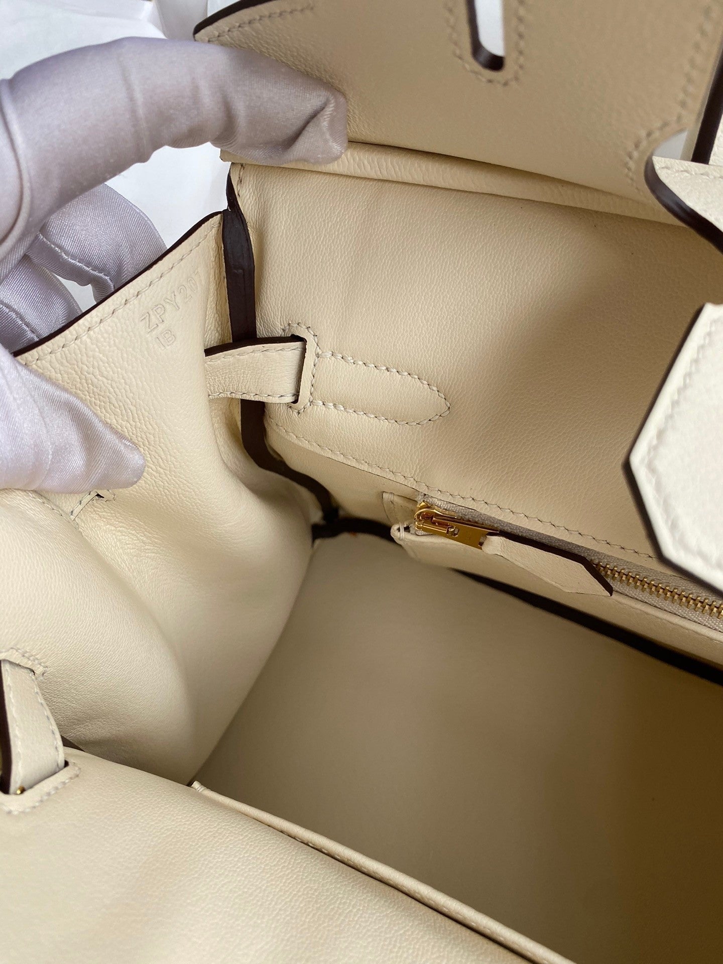 Birkin 25cm Swift Calfskin Leather Handbag