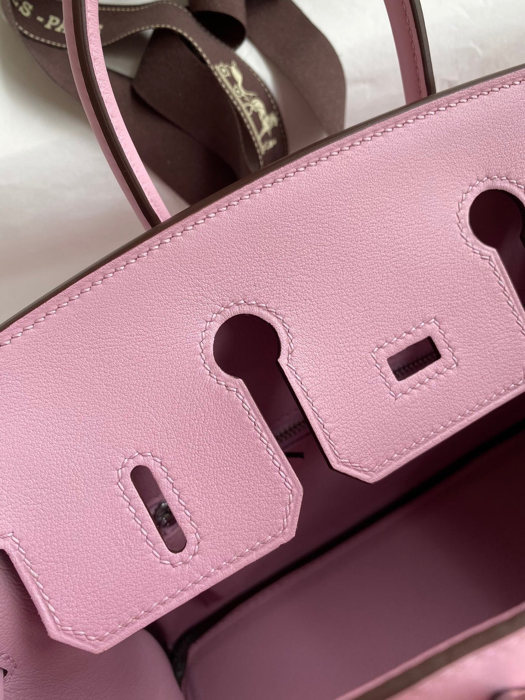 Birkin 25cm Swift Calfskin Leather Handbag