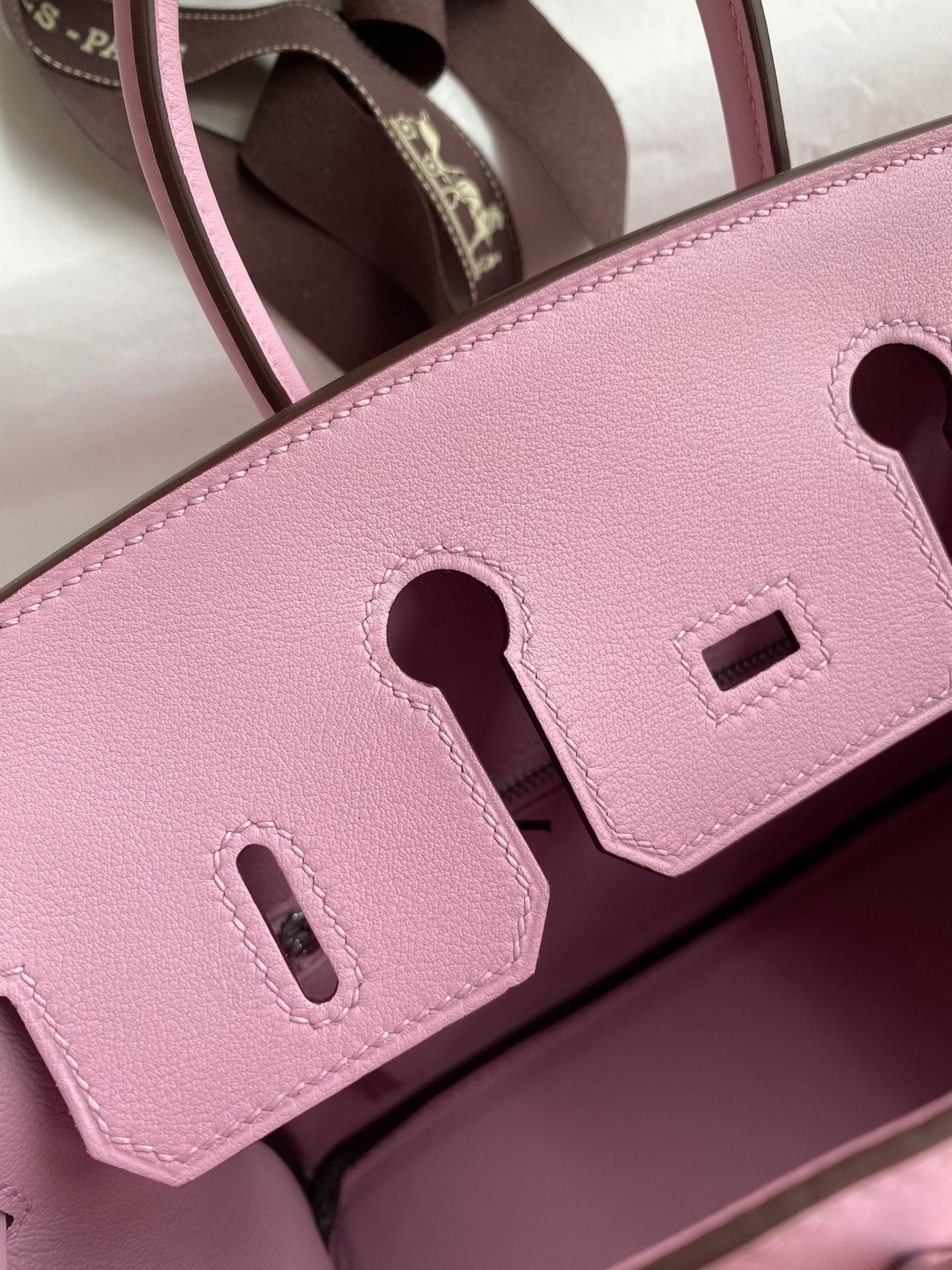 Birkin 25cm Swift Calfskin Leather Handbag