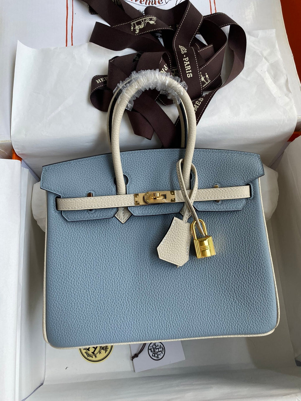 Birkin 25cm Togo Leather Handbag