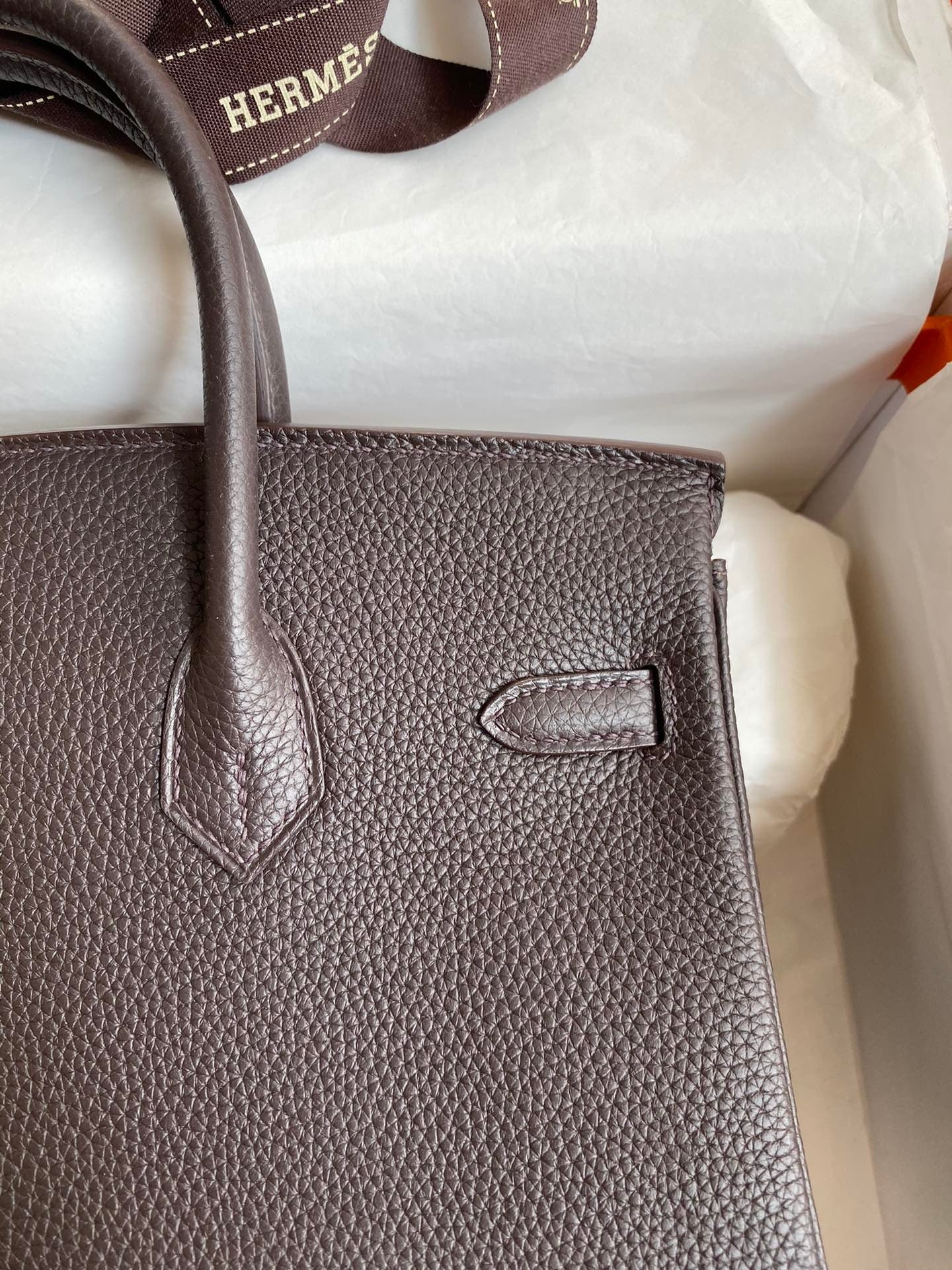 Birkin 25cm Togo Leather Handbag