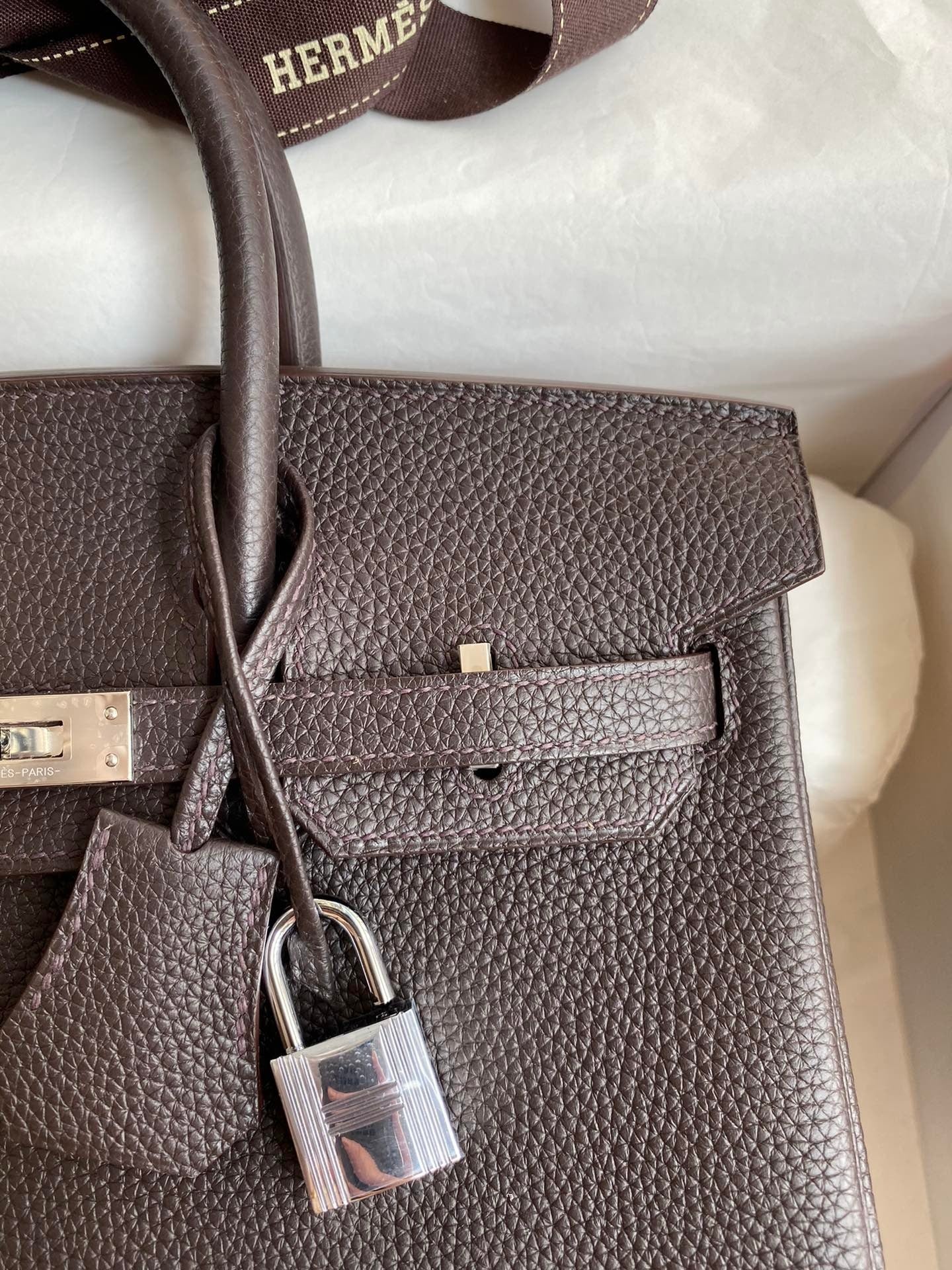 Birkin 25cm Togo Leather Handbag