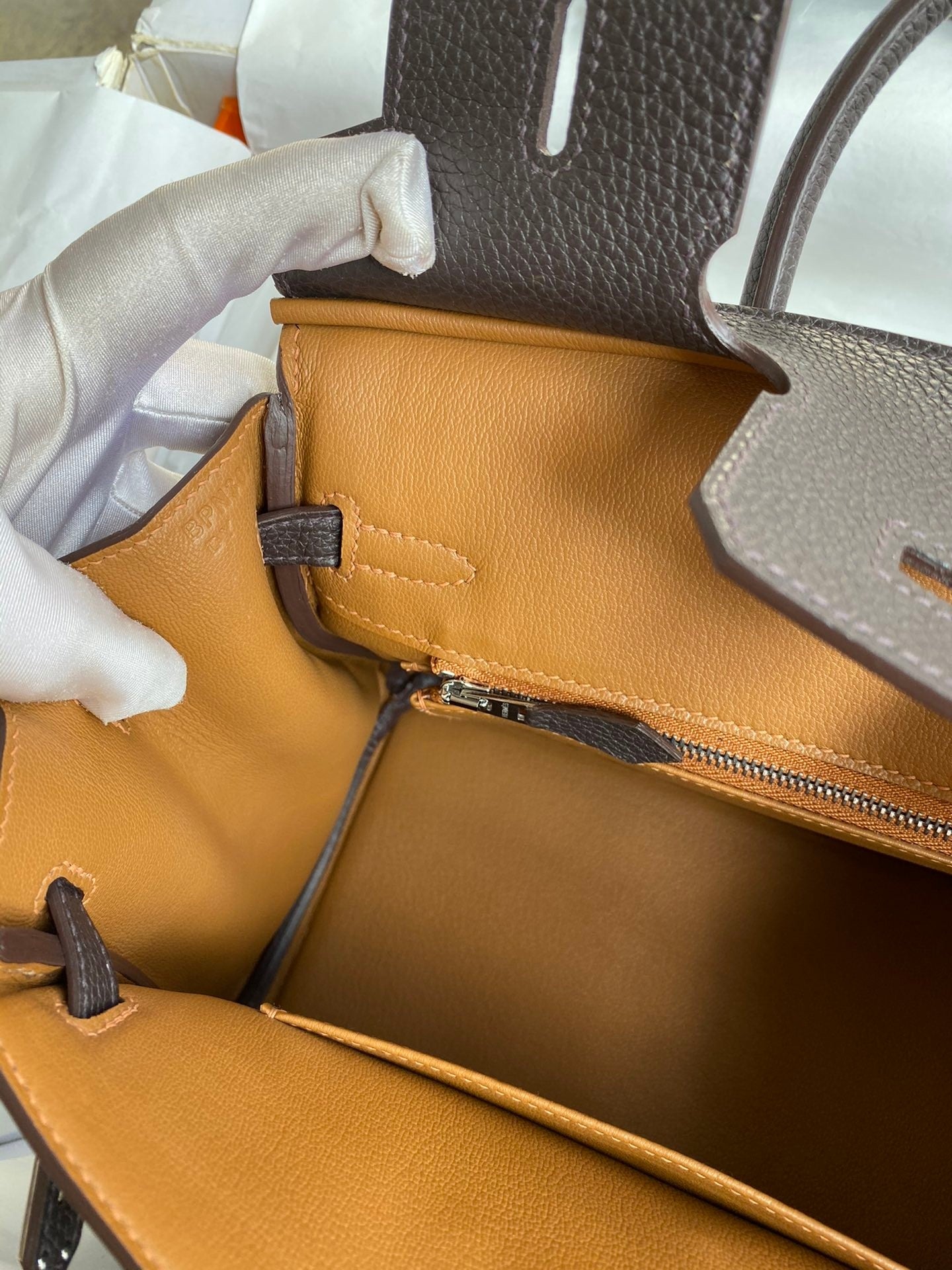 Birkin 25cm Togo Leather Handbag