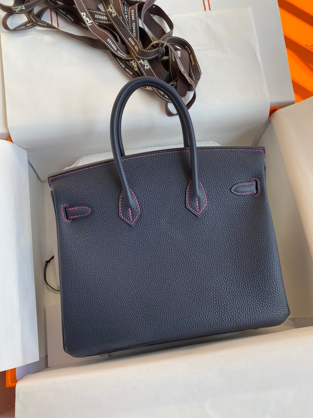 Birkin 25cm Togo Leather Handbag