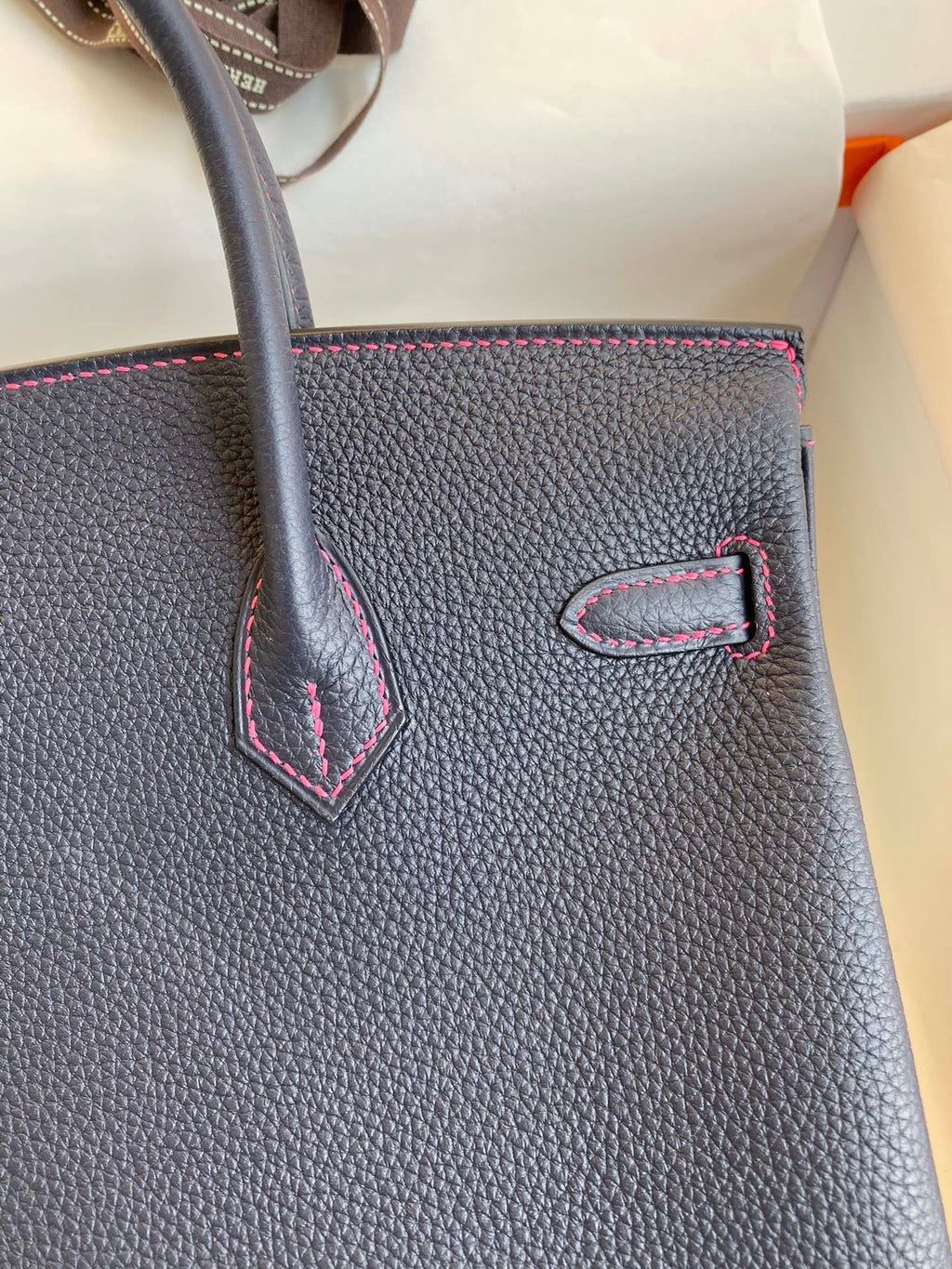 Birkin 25cm Togo Leather Handbag