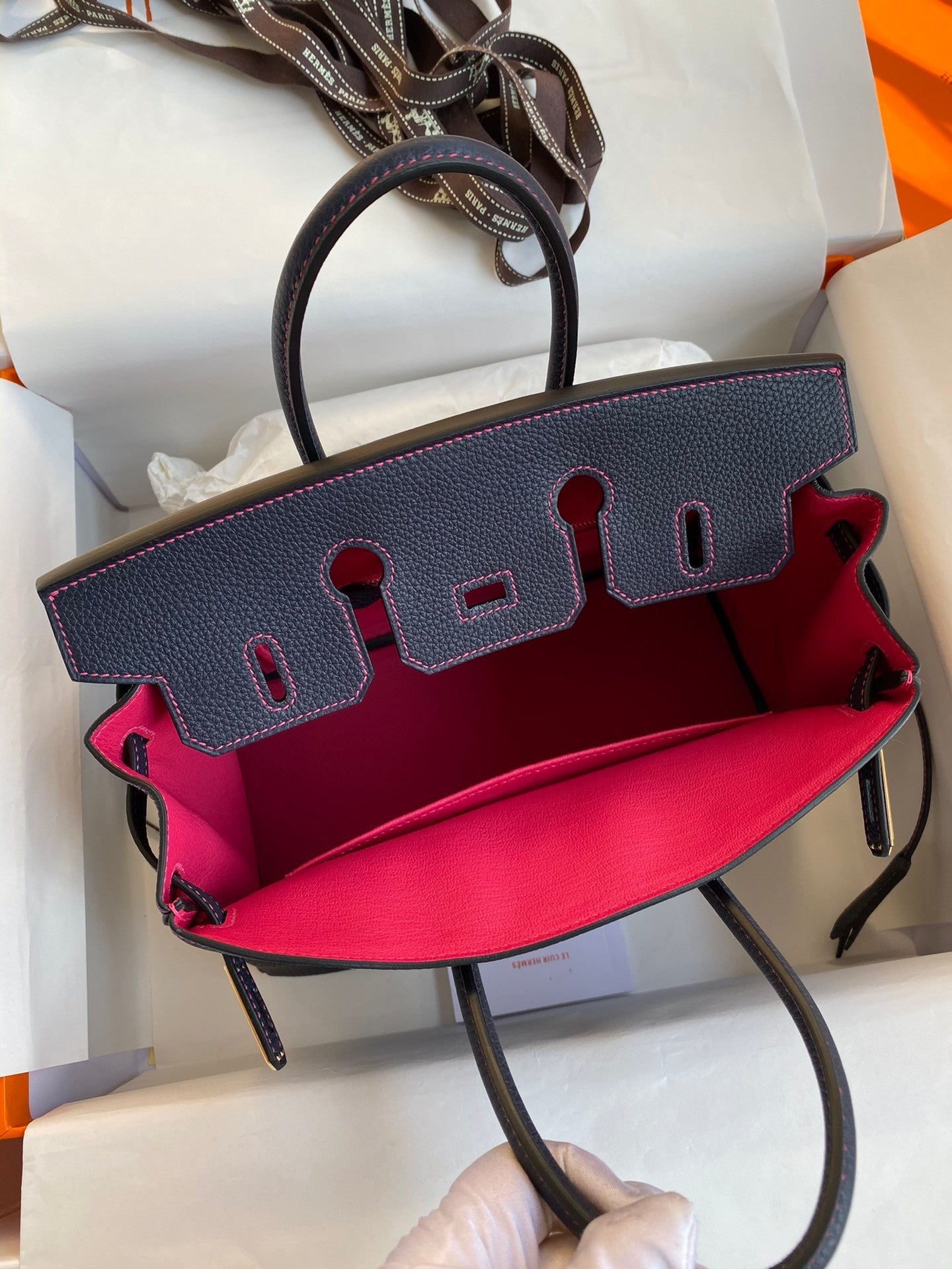 Birkin 25cm Togo Leather Handbag