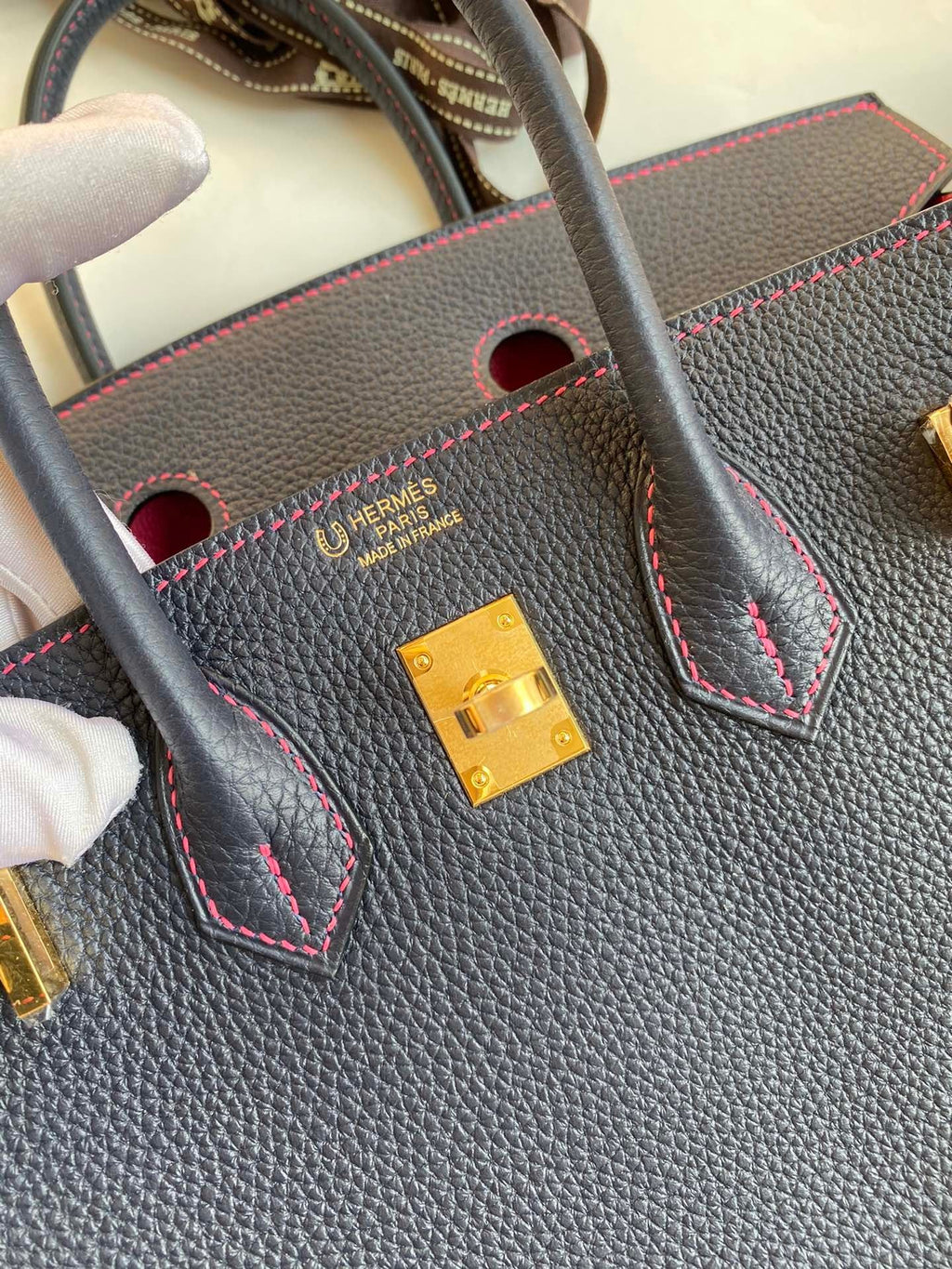 Birkin 25cm Togo Leather Handbag