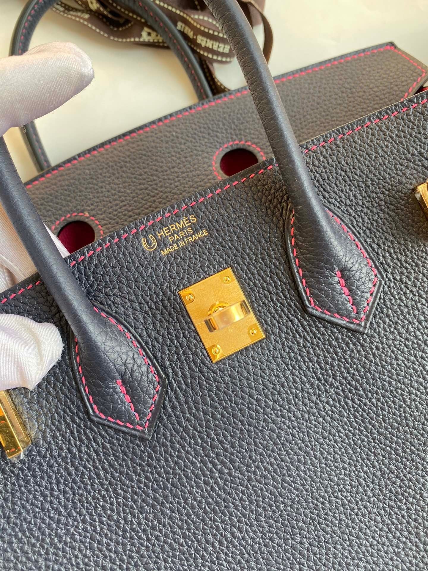 Birkin 25cm Togo Leather Handbag