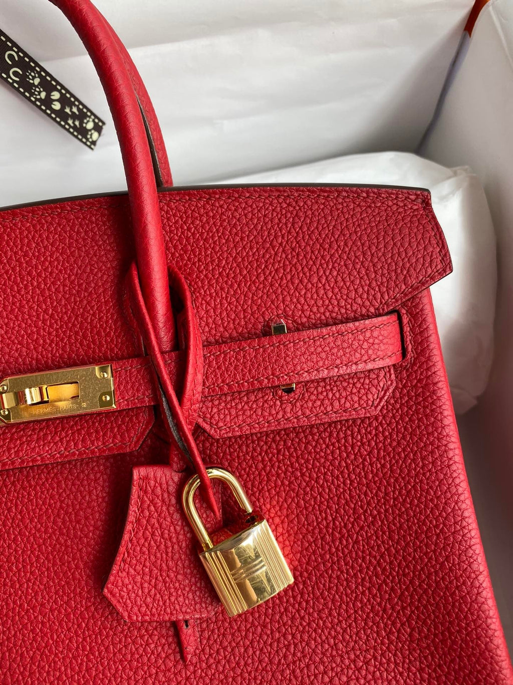 Birkin 25cm Togo Leather Handbag