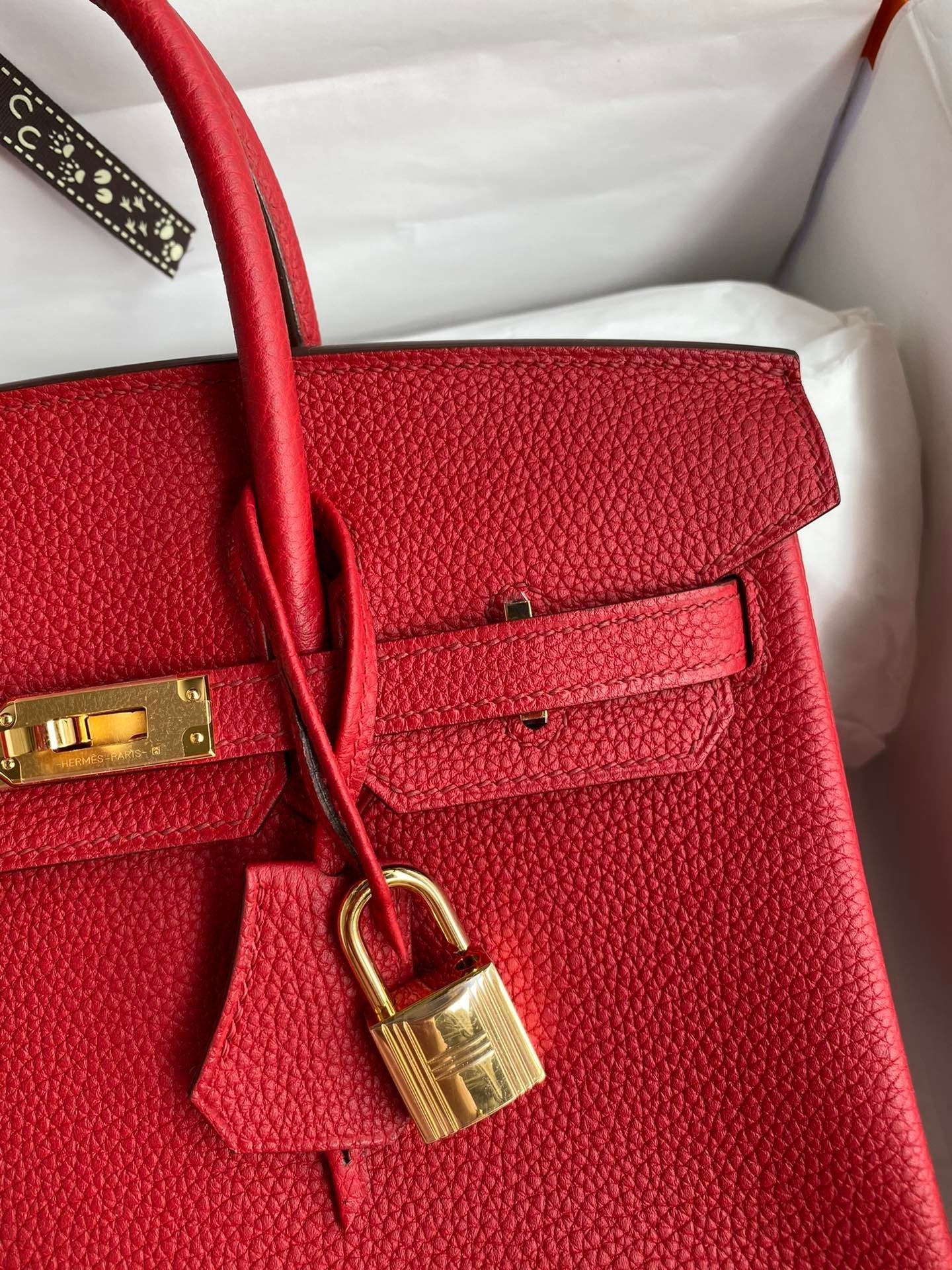 Birkin 25cm Togo Leather Handbag