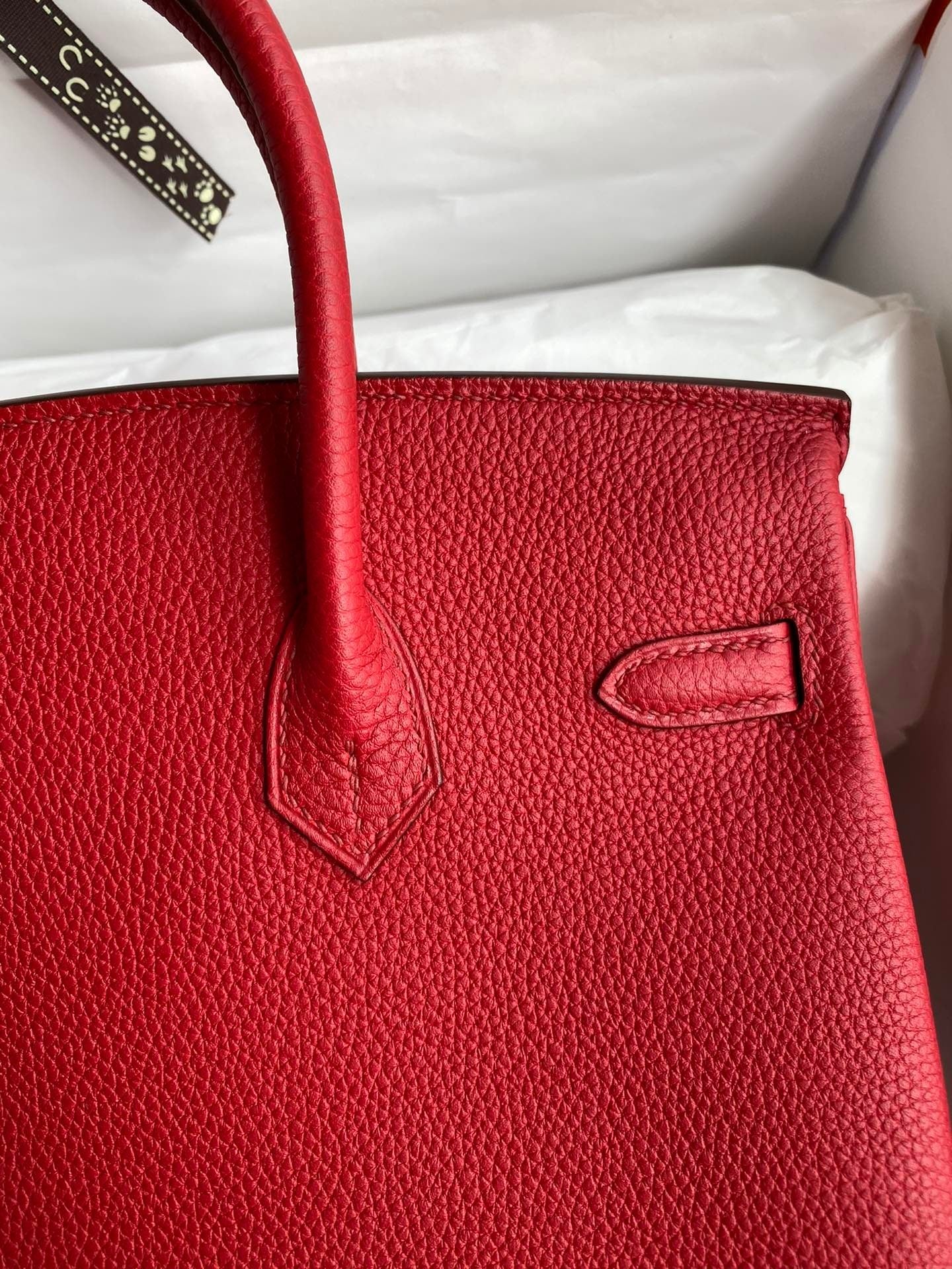 Birkin 25cm Togo Leather Handbag