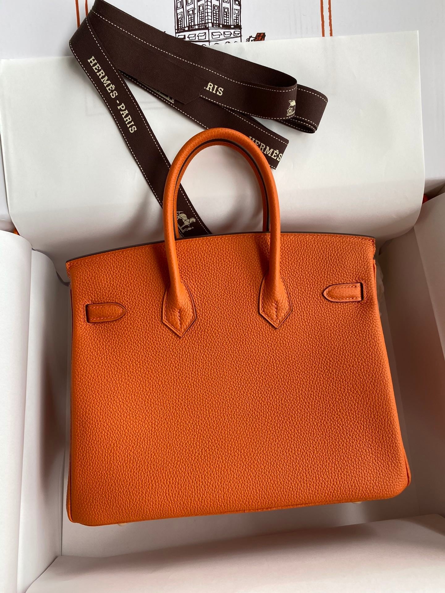 Birkin 25cm Togo Leather Handbag