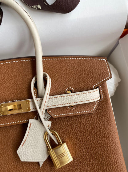 Birkin 25cm Togo Leather Handbag
