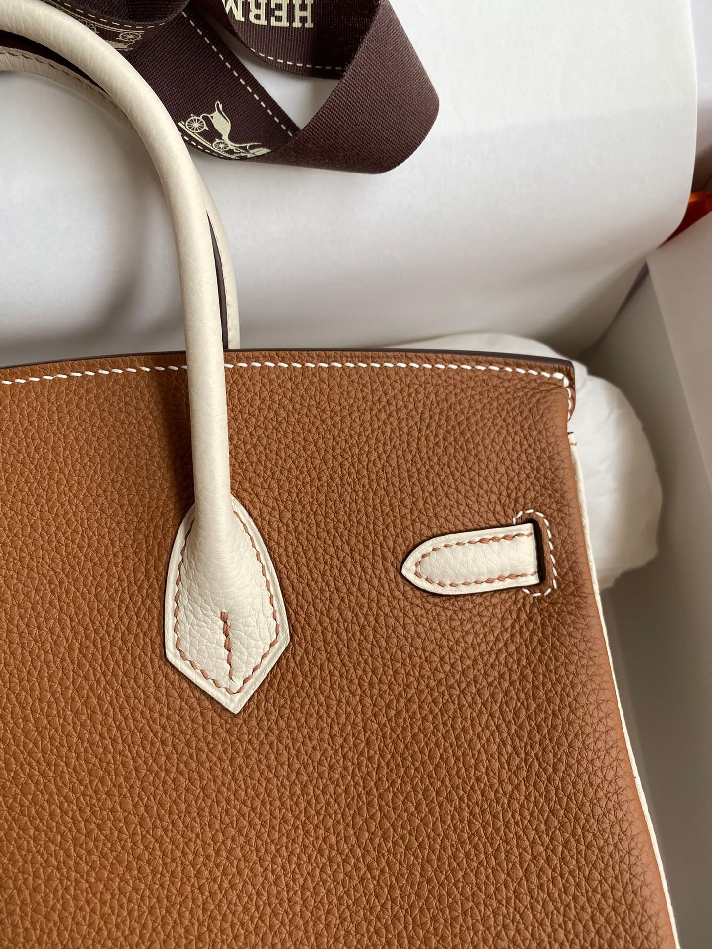 Birkin 25cm Togo Leather Handbag