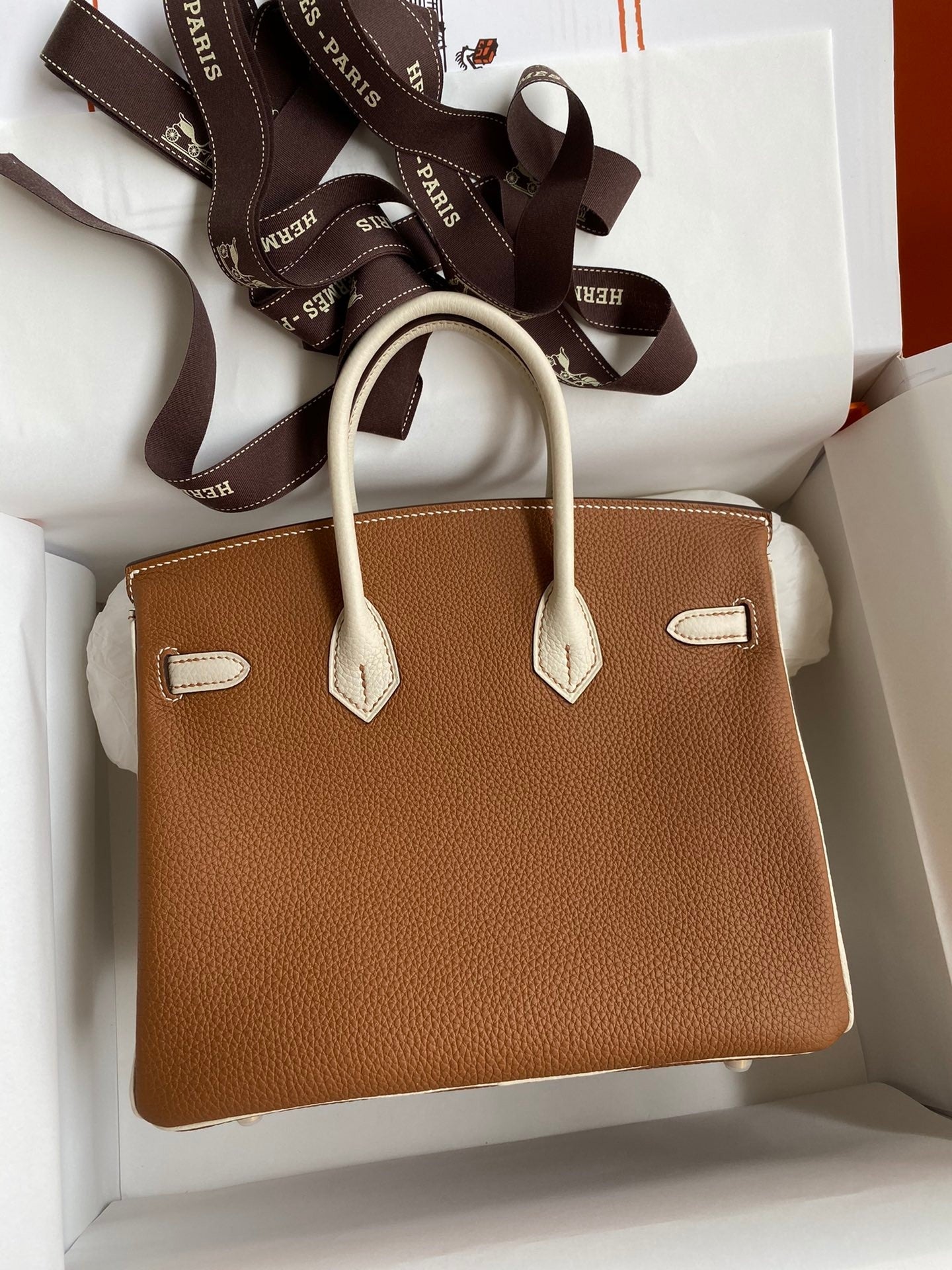 Birkin 25cm Togo Leather Handbag