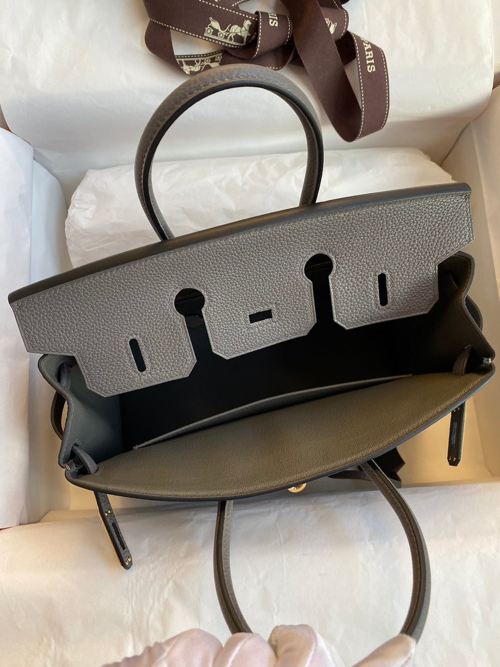 Birkin 25cm Togo Leather Handbag