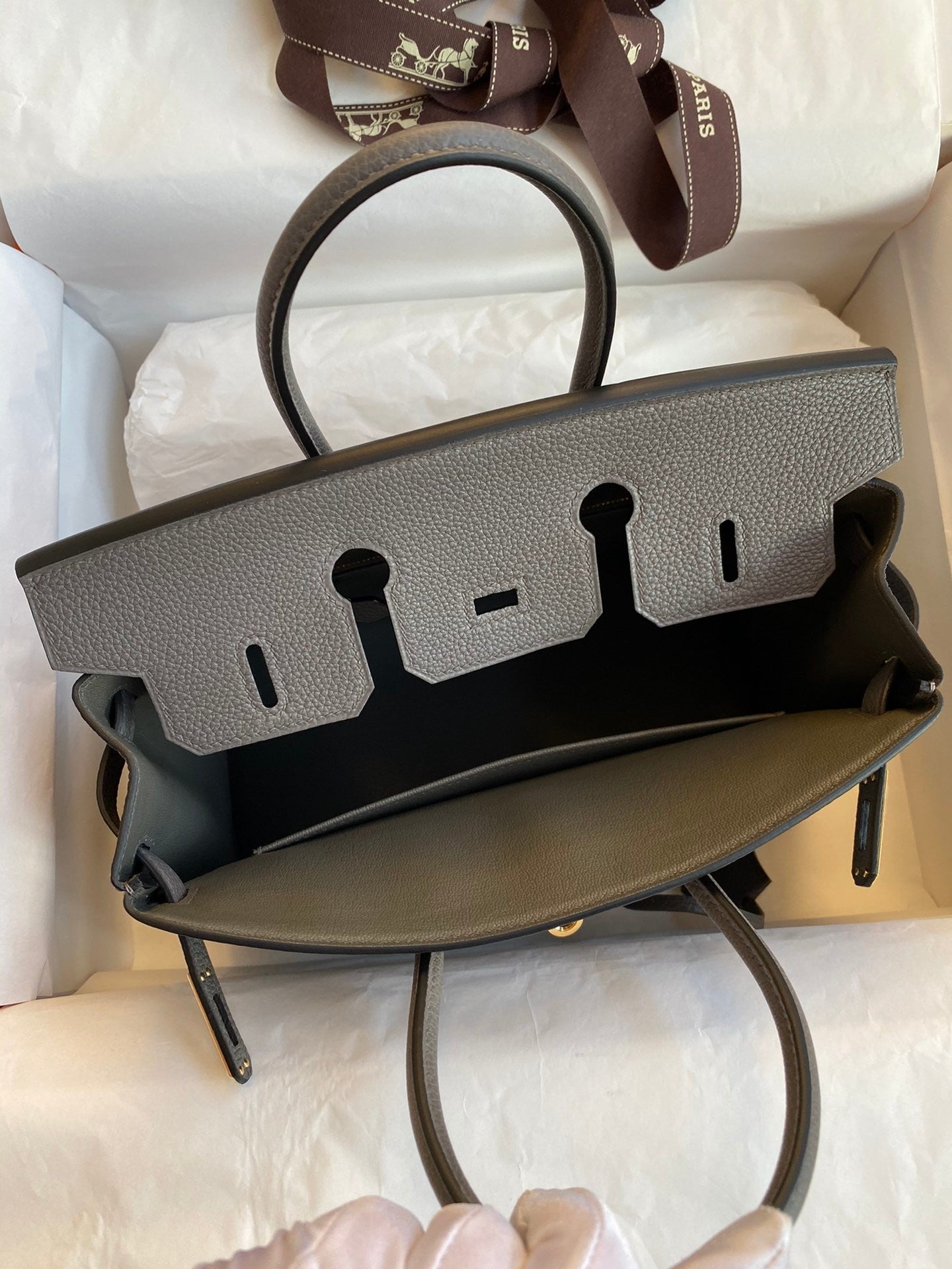 Birkin 25cm Togo Leather Handbag