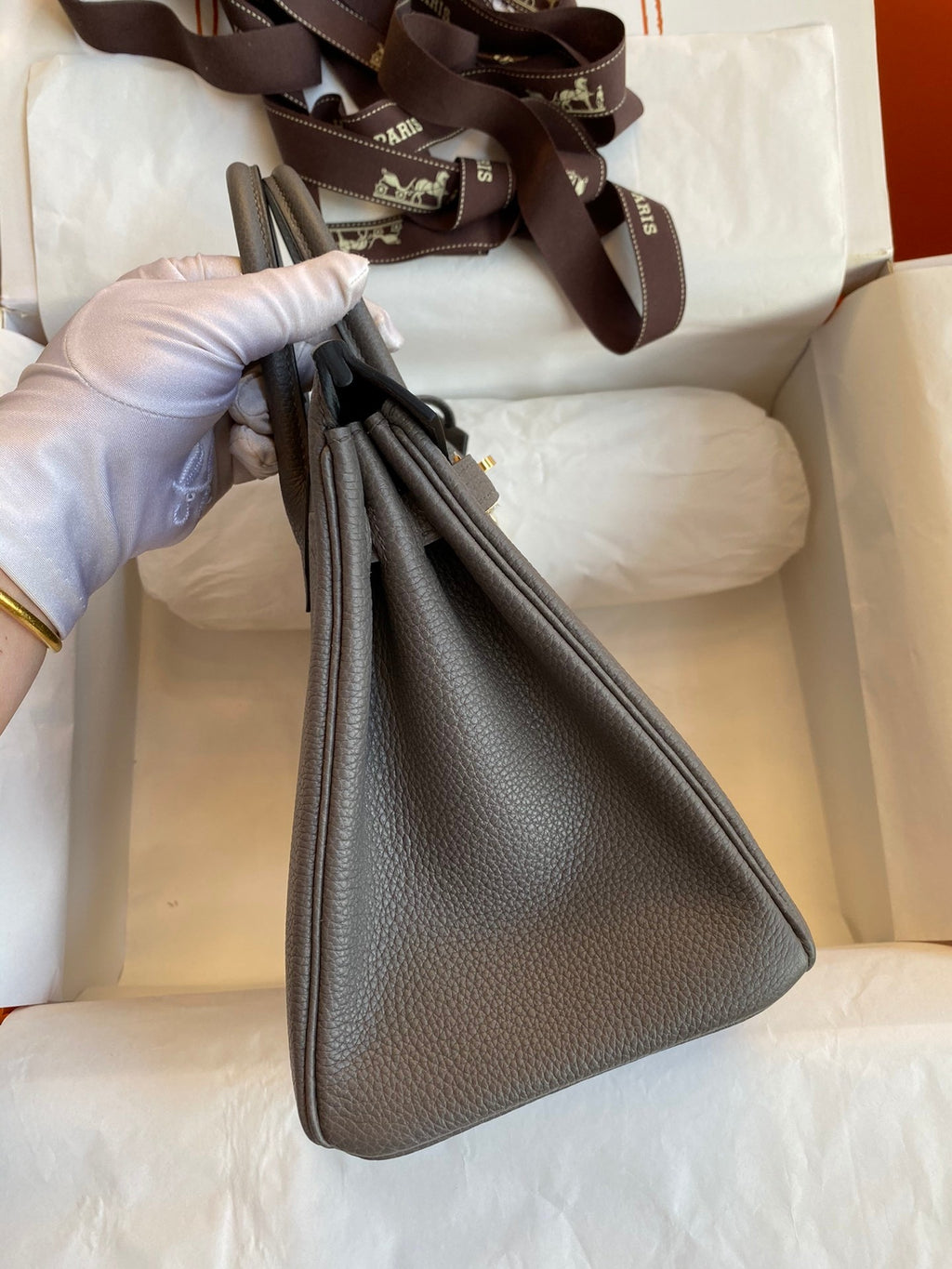 Birkin 25cm Togo Leather Handbag