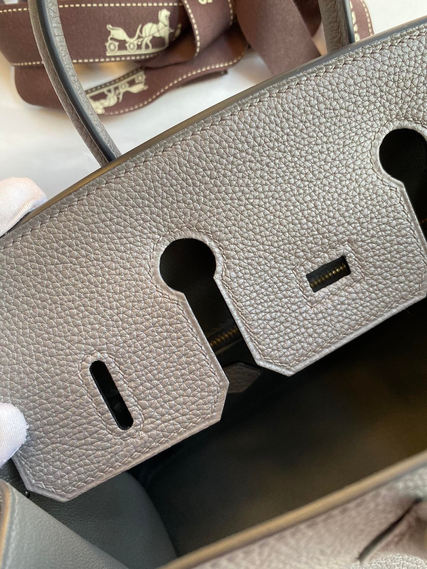 Birkin 25cm Togo Leather Handbag