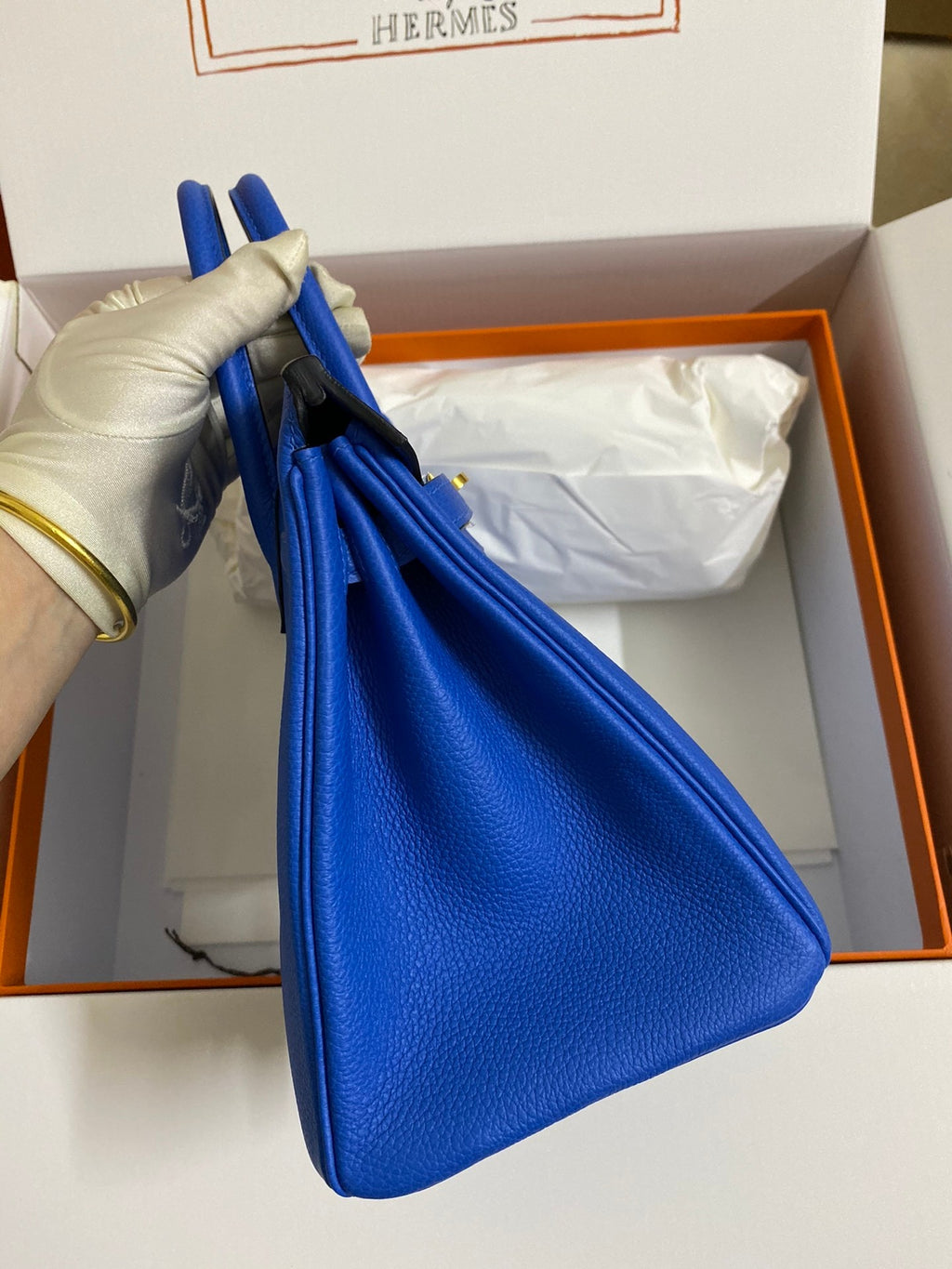 Birkin 25cm Togo Leather Handbag