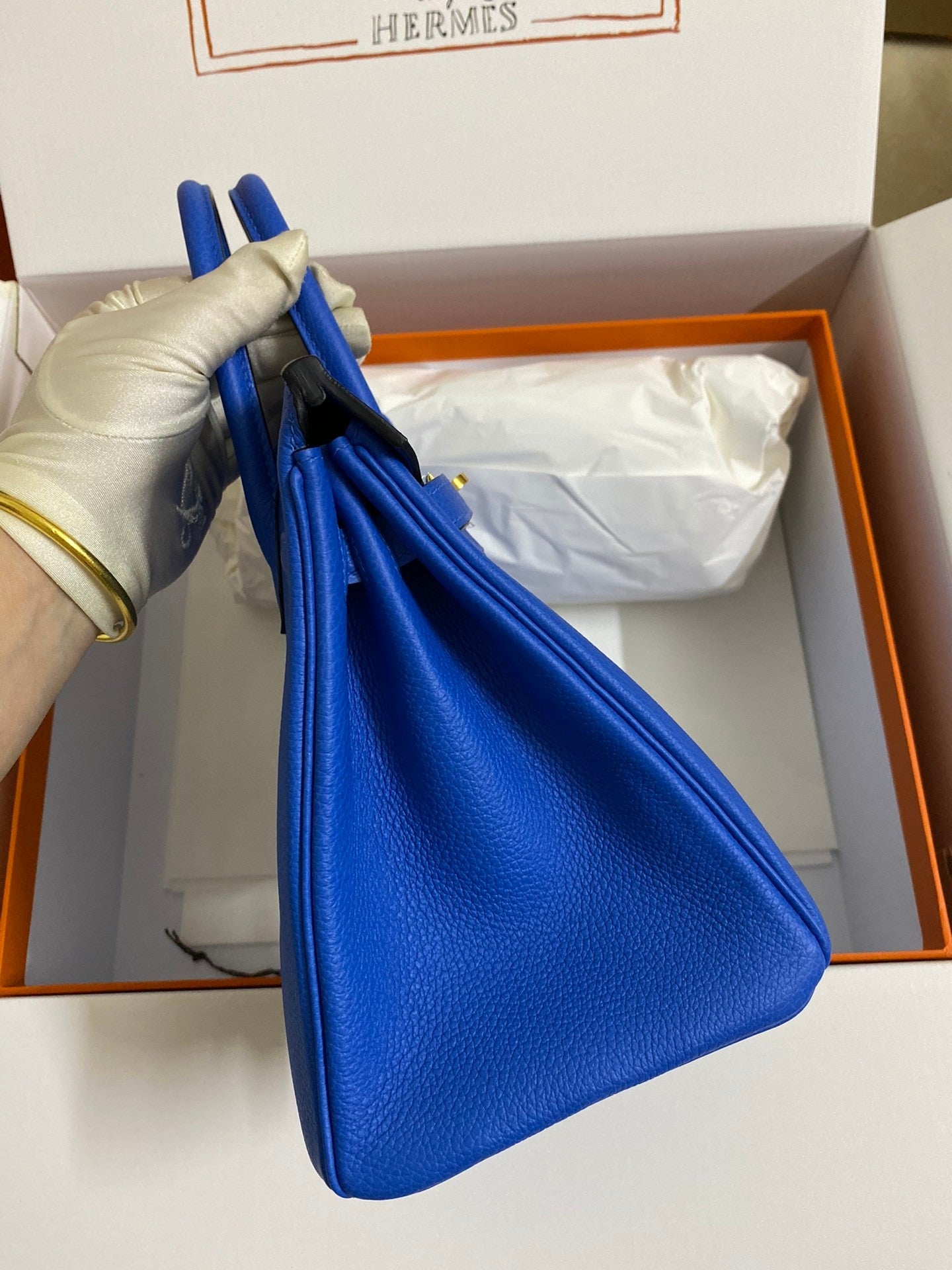 Birkin 25cm Togo Leather Handbag