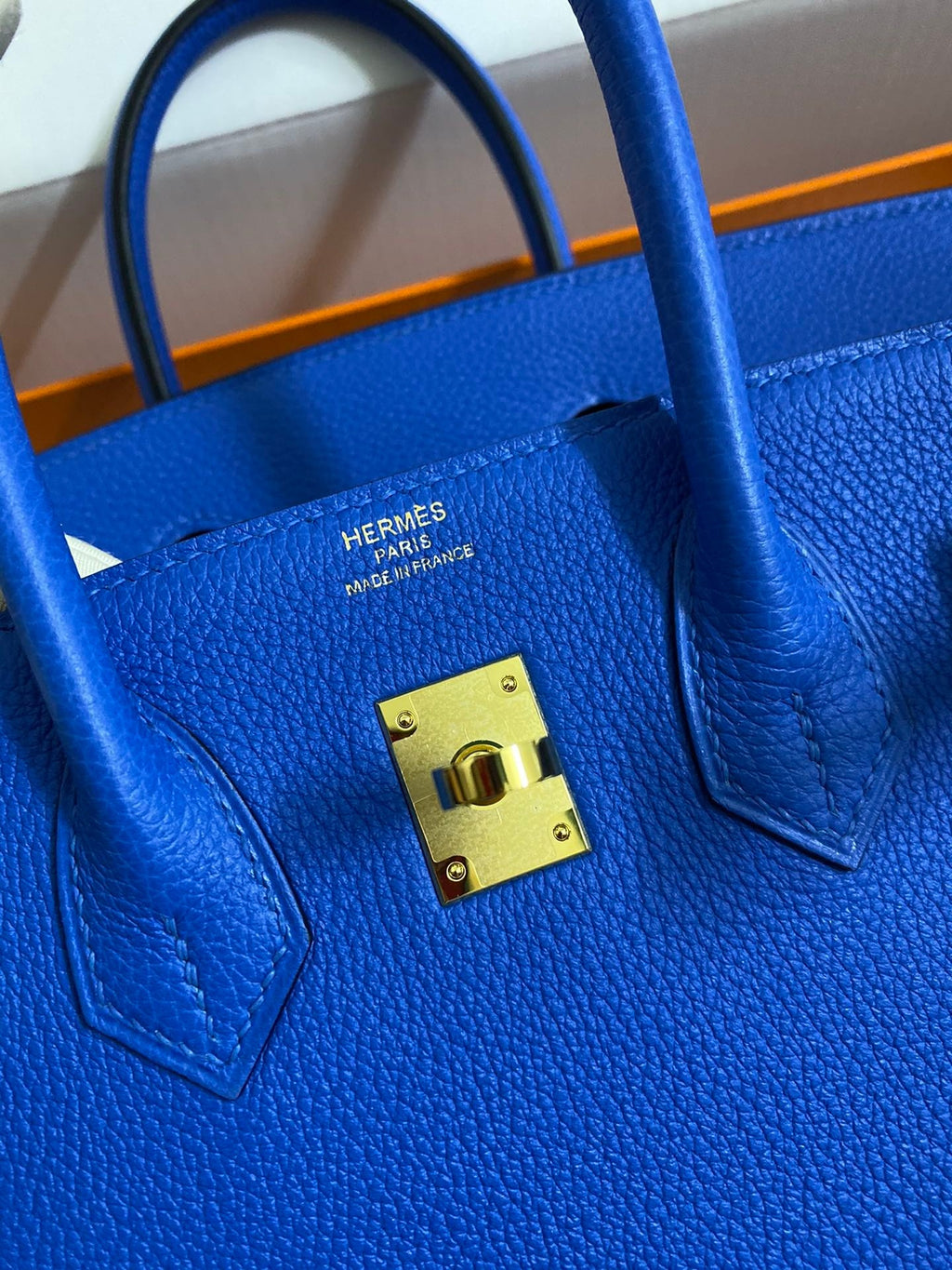 Birkin 25cm Togo Leather Handbag